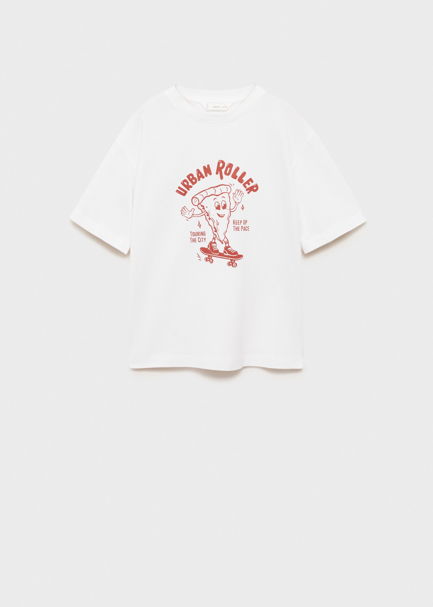 Printed cotton-blend t-shirt - Article without model