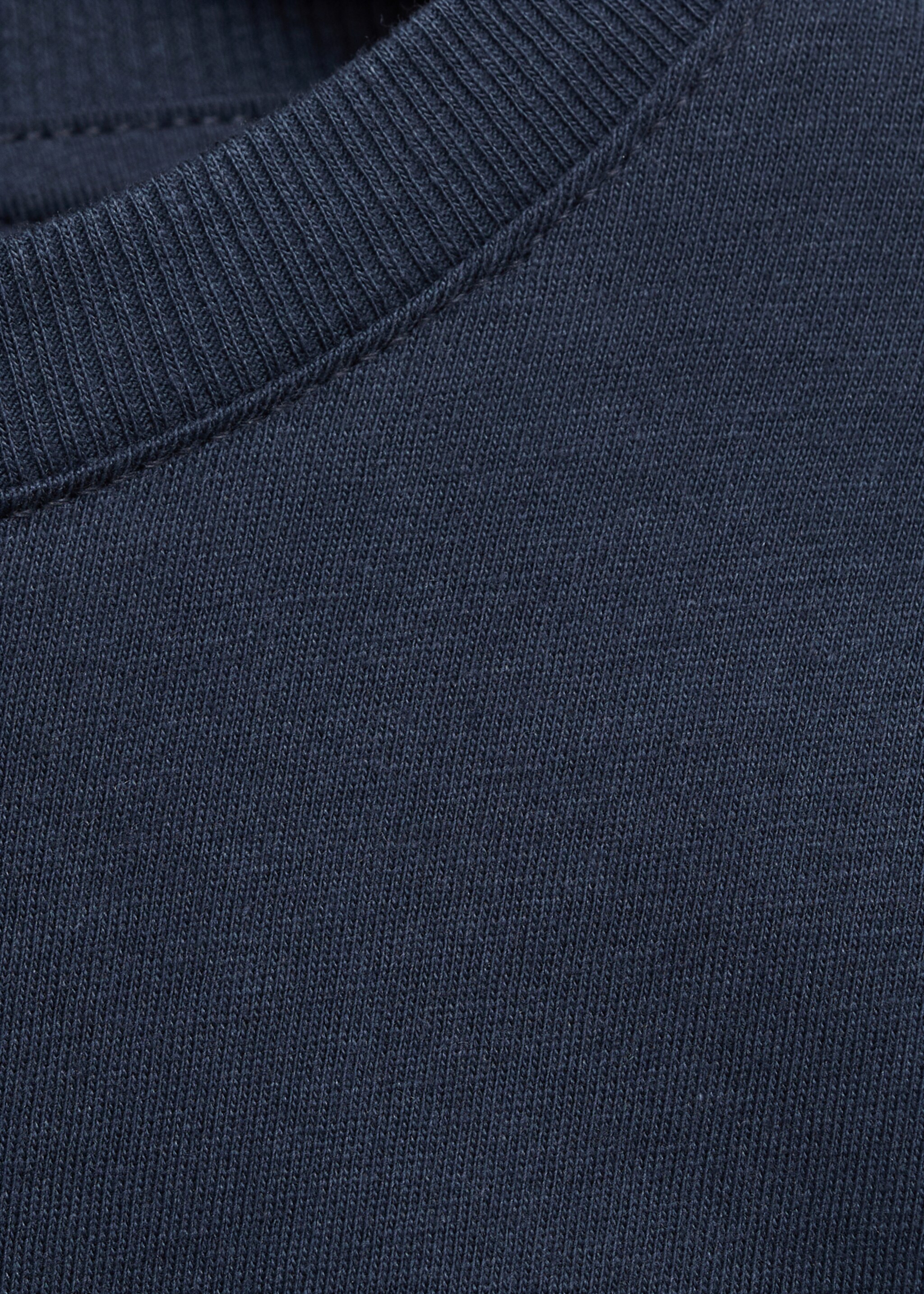 Printed cotton-blend t-shirt - Details of the article 0, Dark Navy. Ref: 87015143-00.