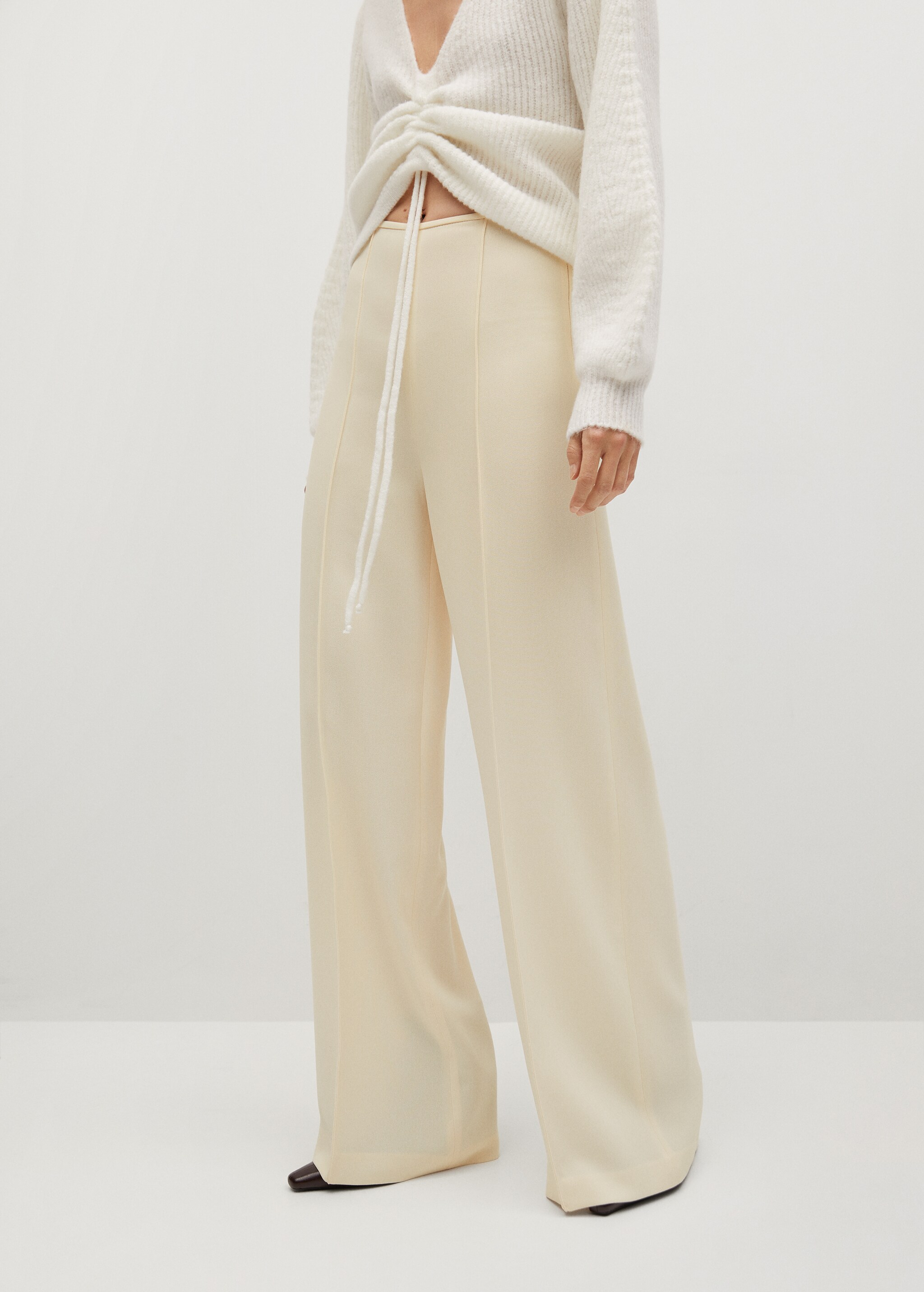 Flowy palazzo trousers - Medium plane