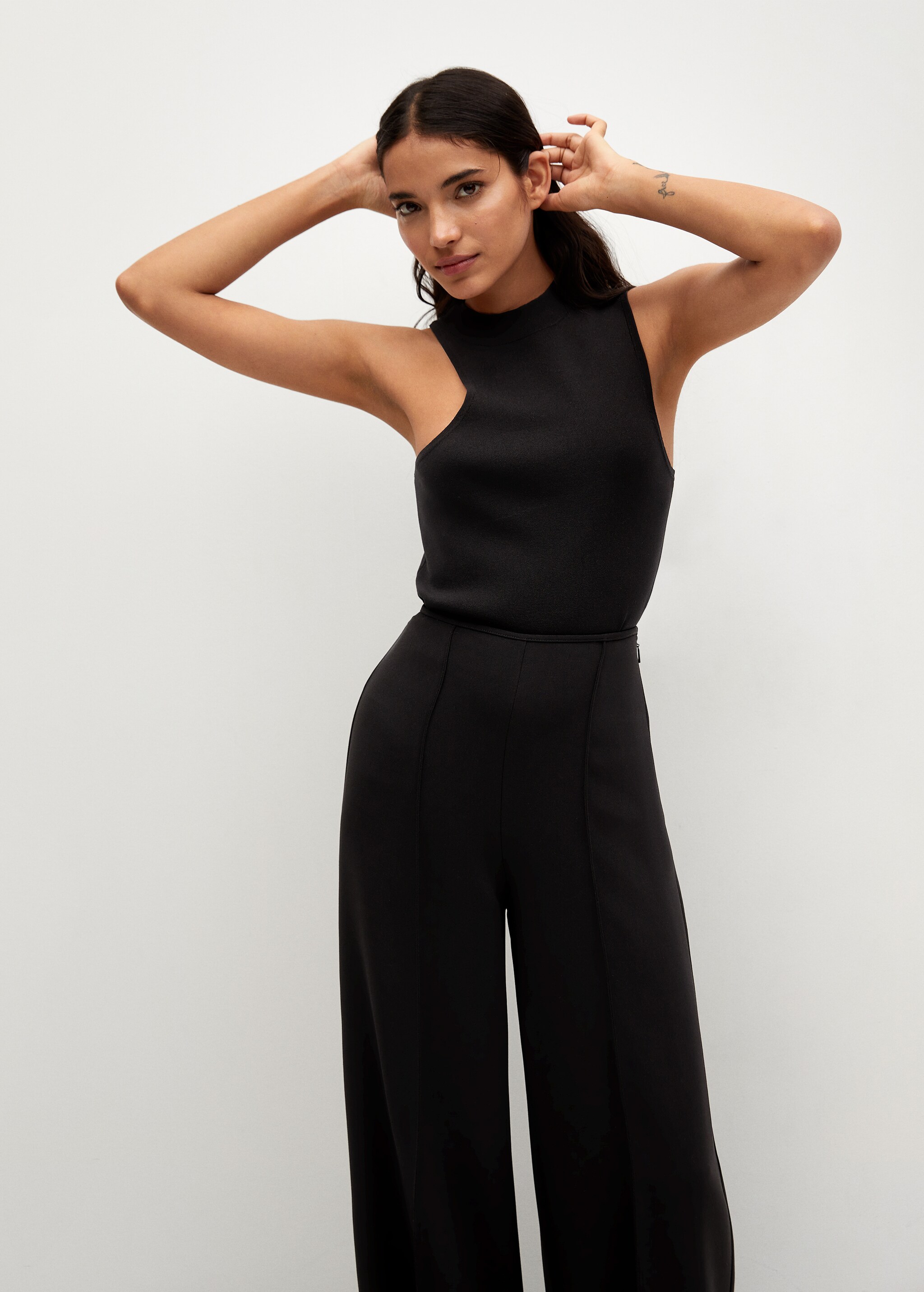 Flowy palazzo trousers - Details of the article 1