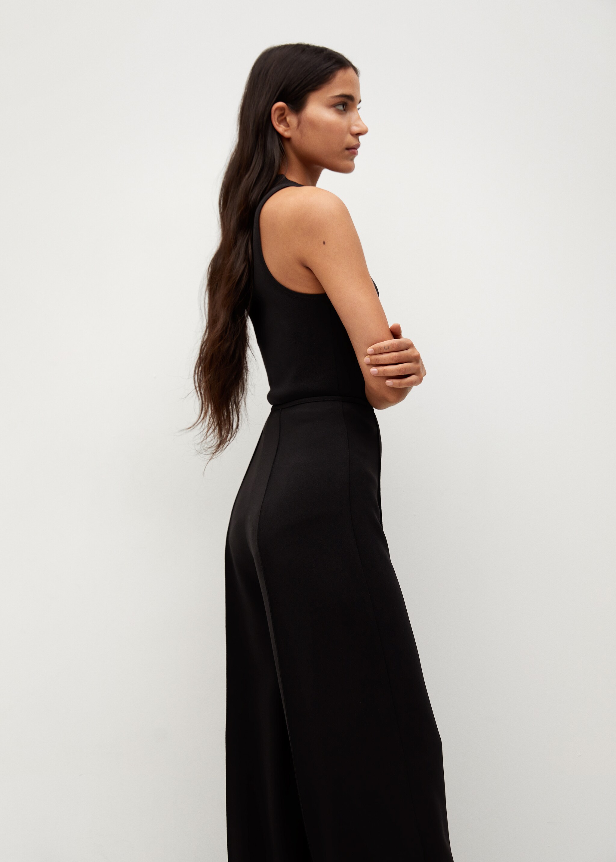 Flowy palazzo trousers - Details of the article 2