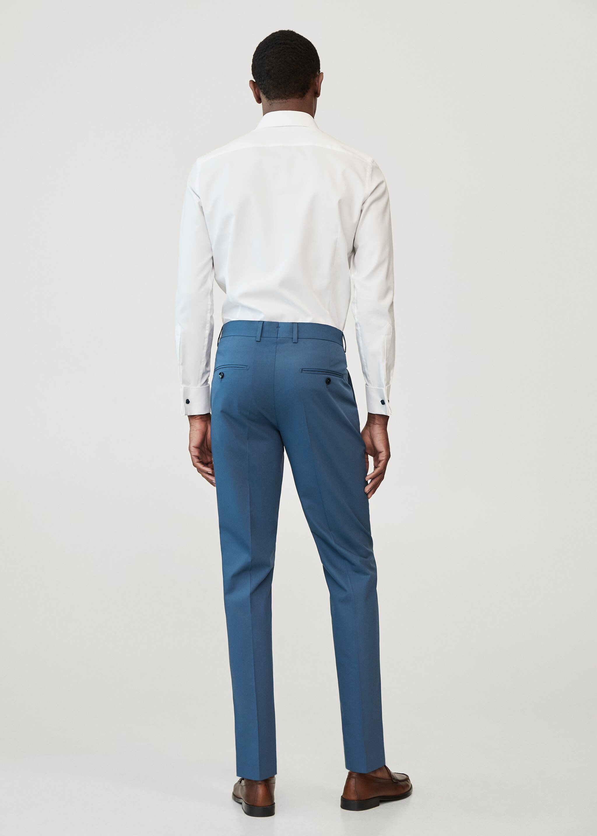 Oblekové kalhoty slim fit - Zadní strana zboží