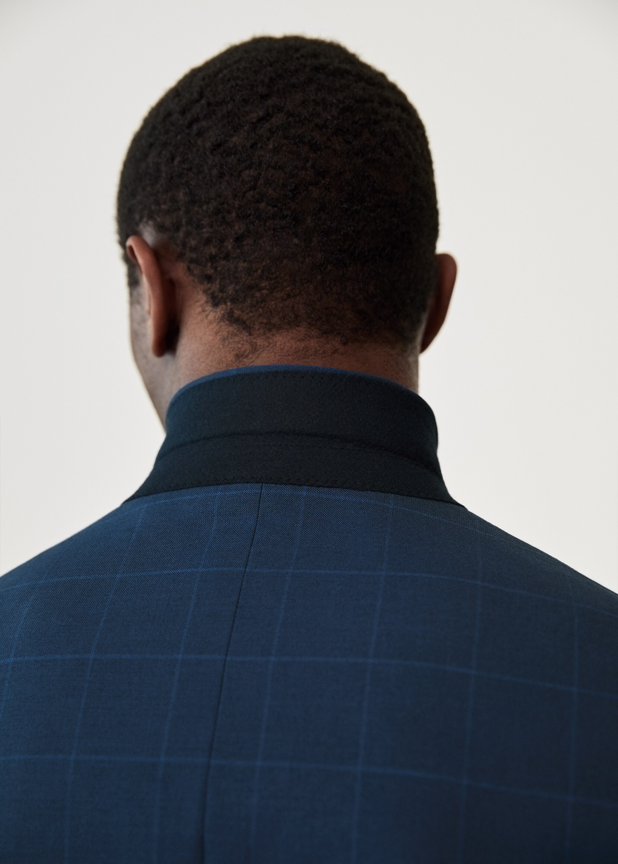 Super slim-fit Tailored check jacket - Details of the article 4