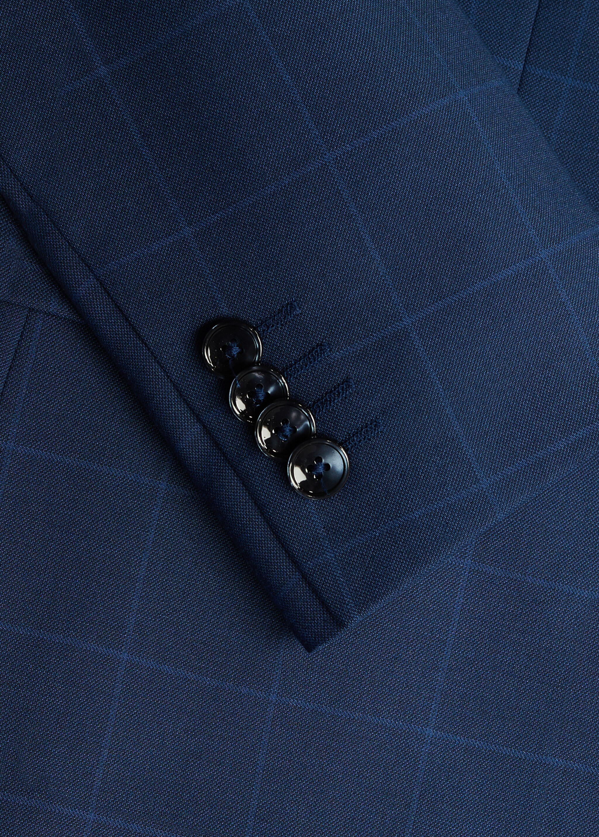 Super slim-fit Tailored check jacket - Details of the article 7
