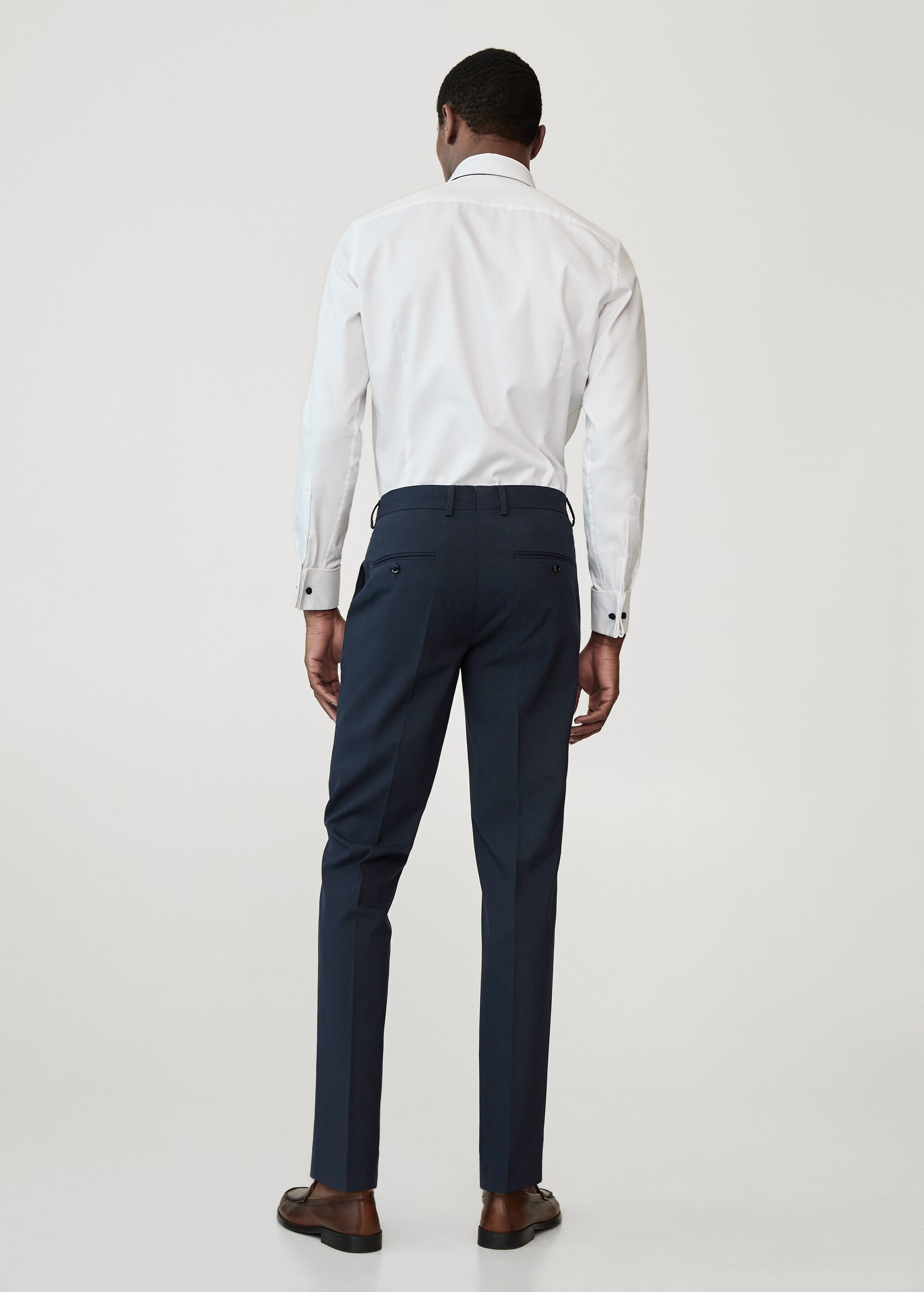 Oblekové kalhoty slim fit - Zadní strana zboží