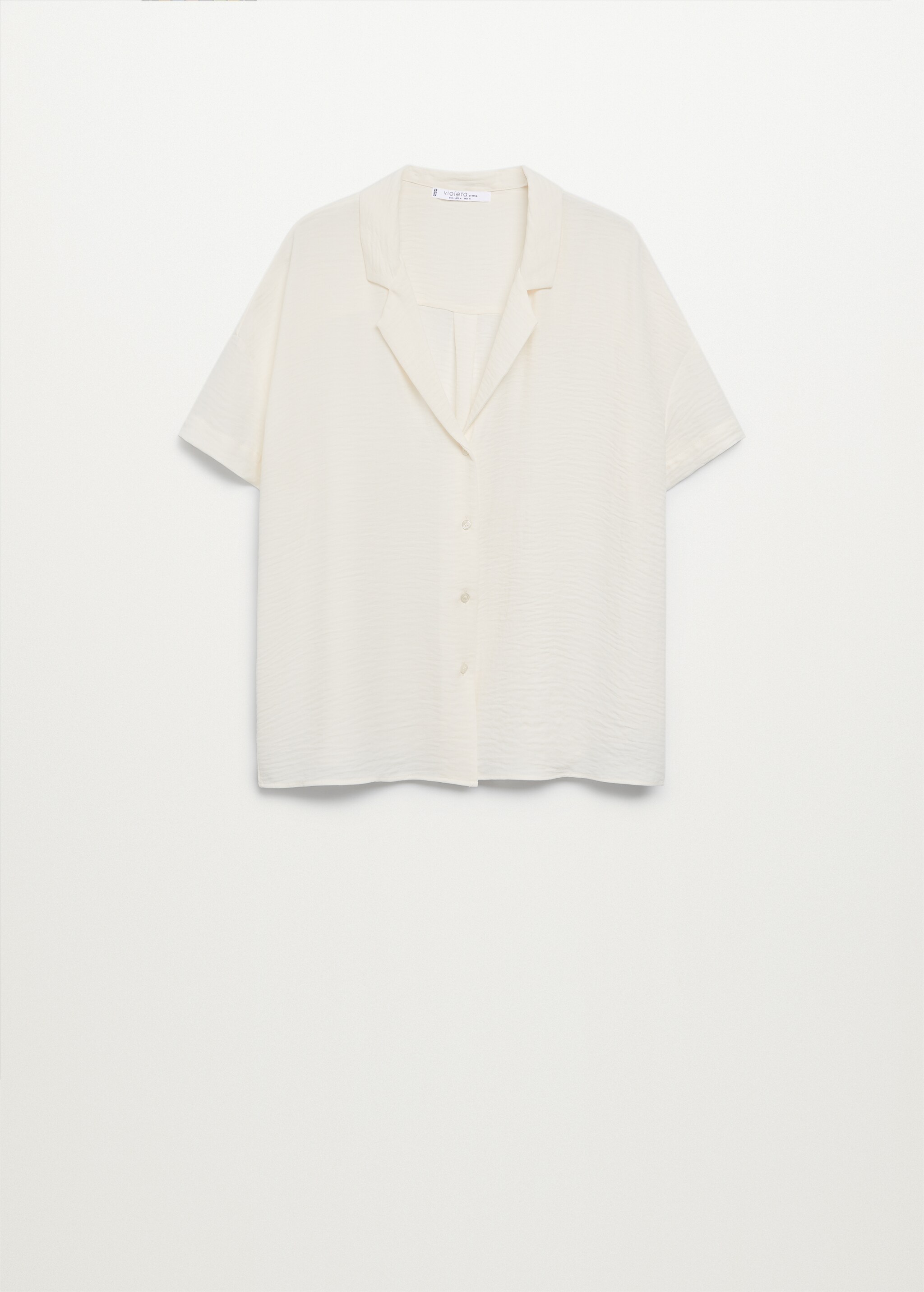 Blusa cuello solapa - Artículo sin modelo