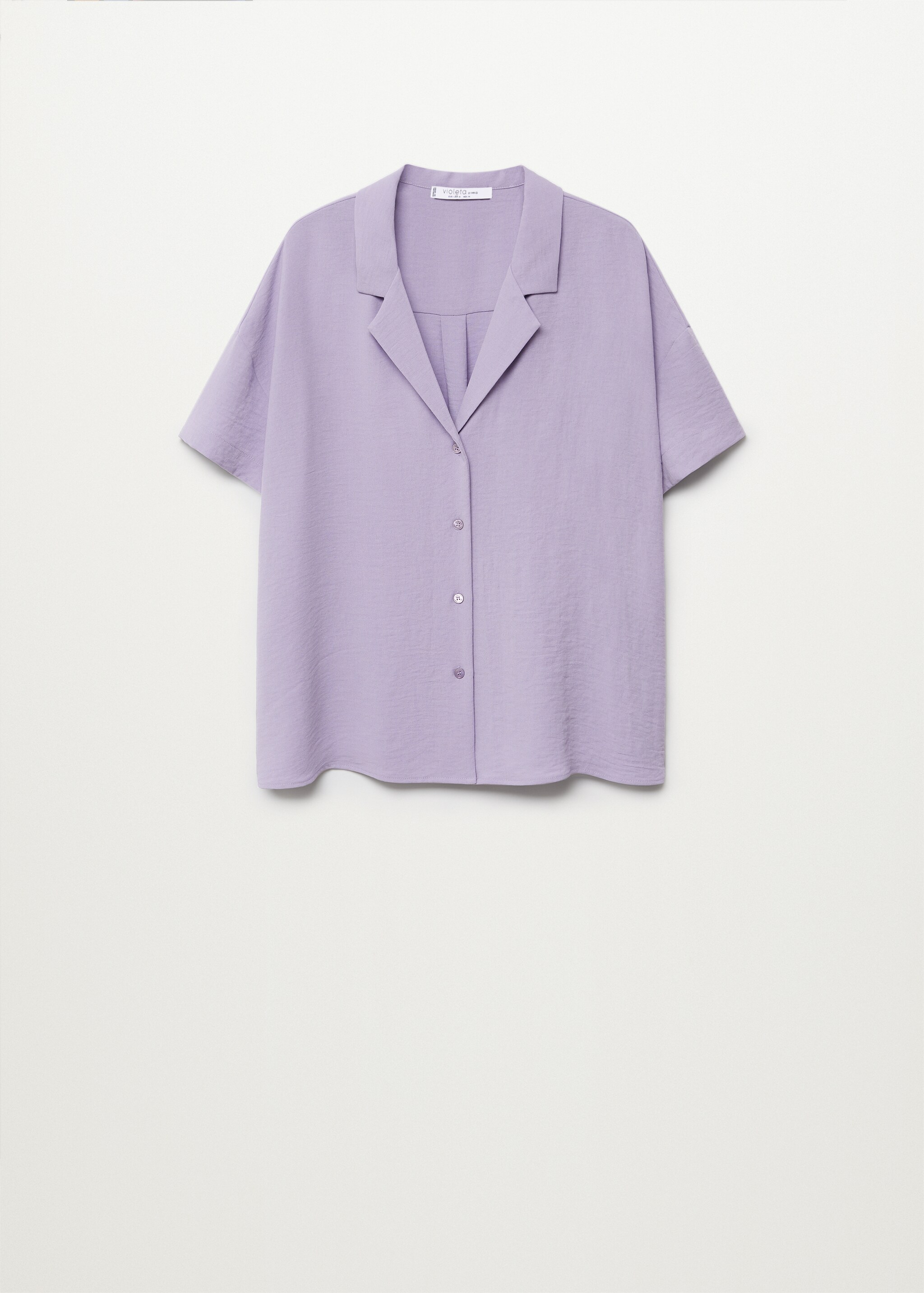 Blusa cuello solapa - Artículo sin modelo
