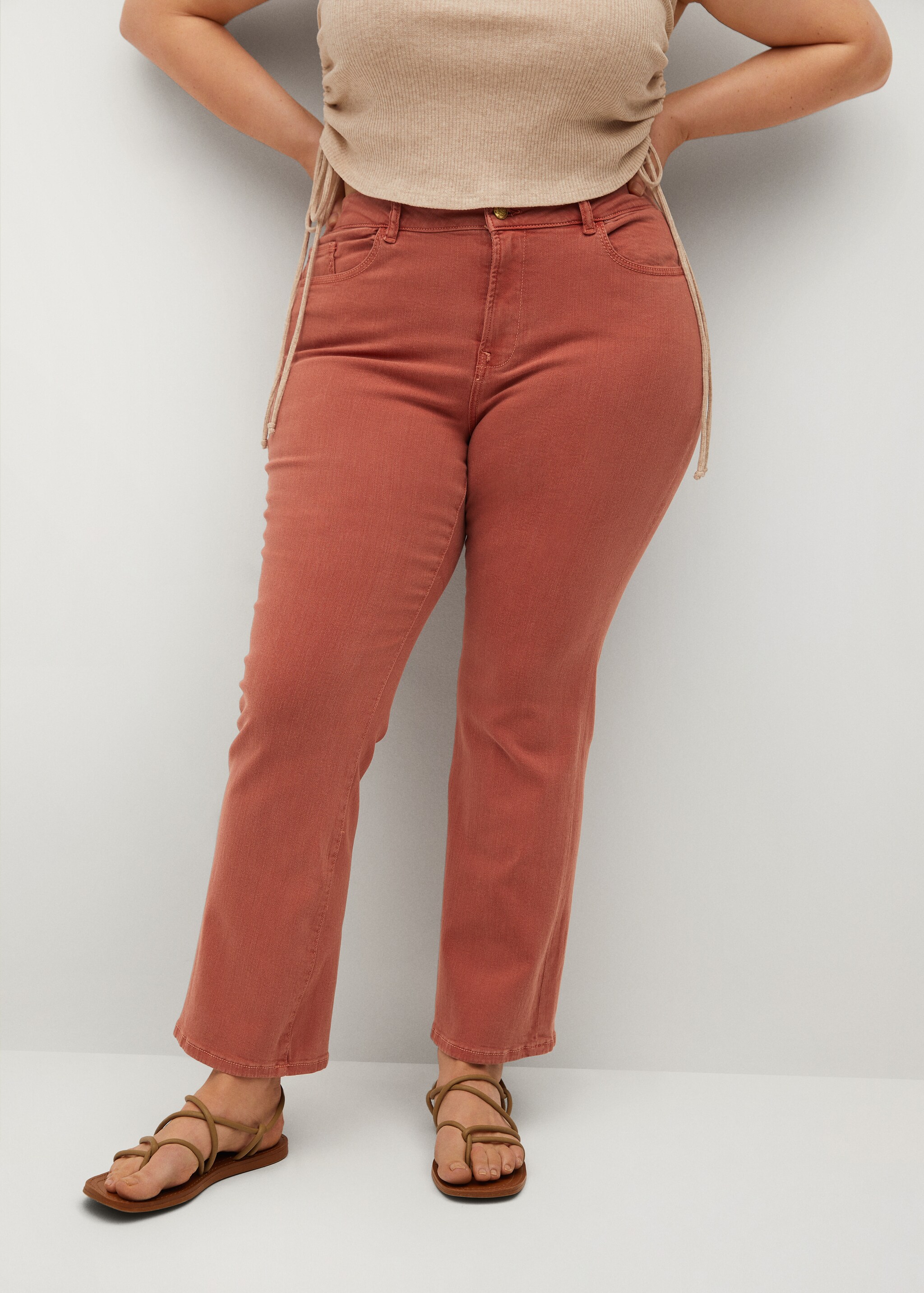Jeans flare Bootcut - Plano medio