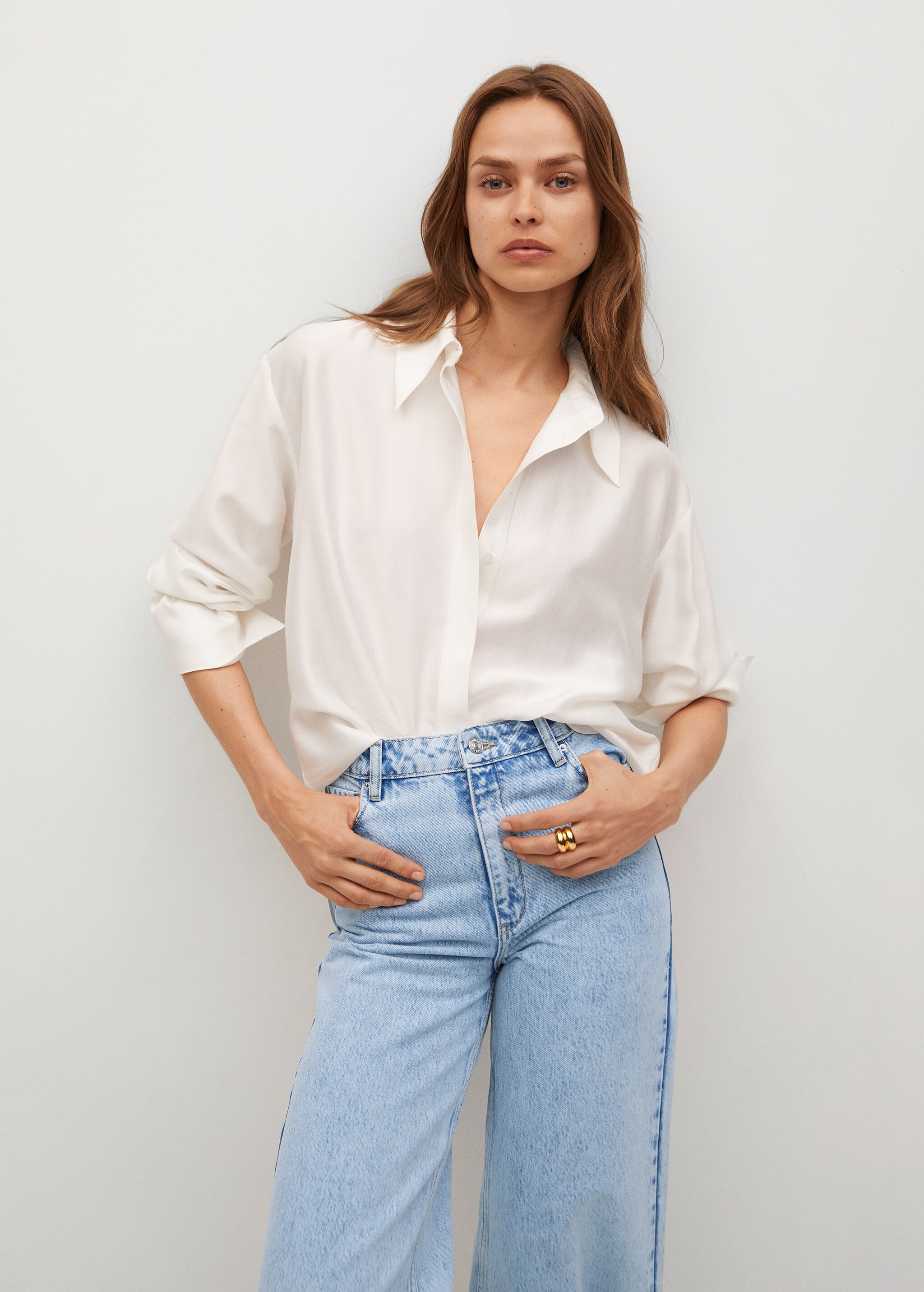 Jupe-culotte jean taille haute - Détail de l'article 3