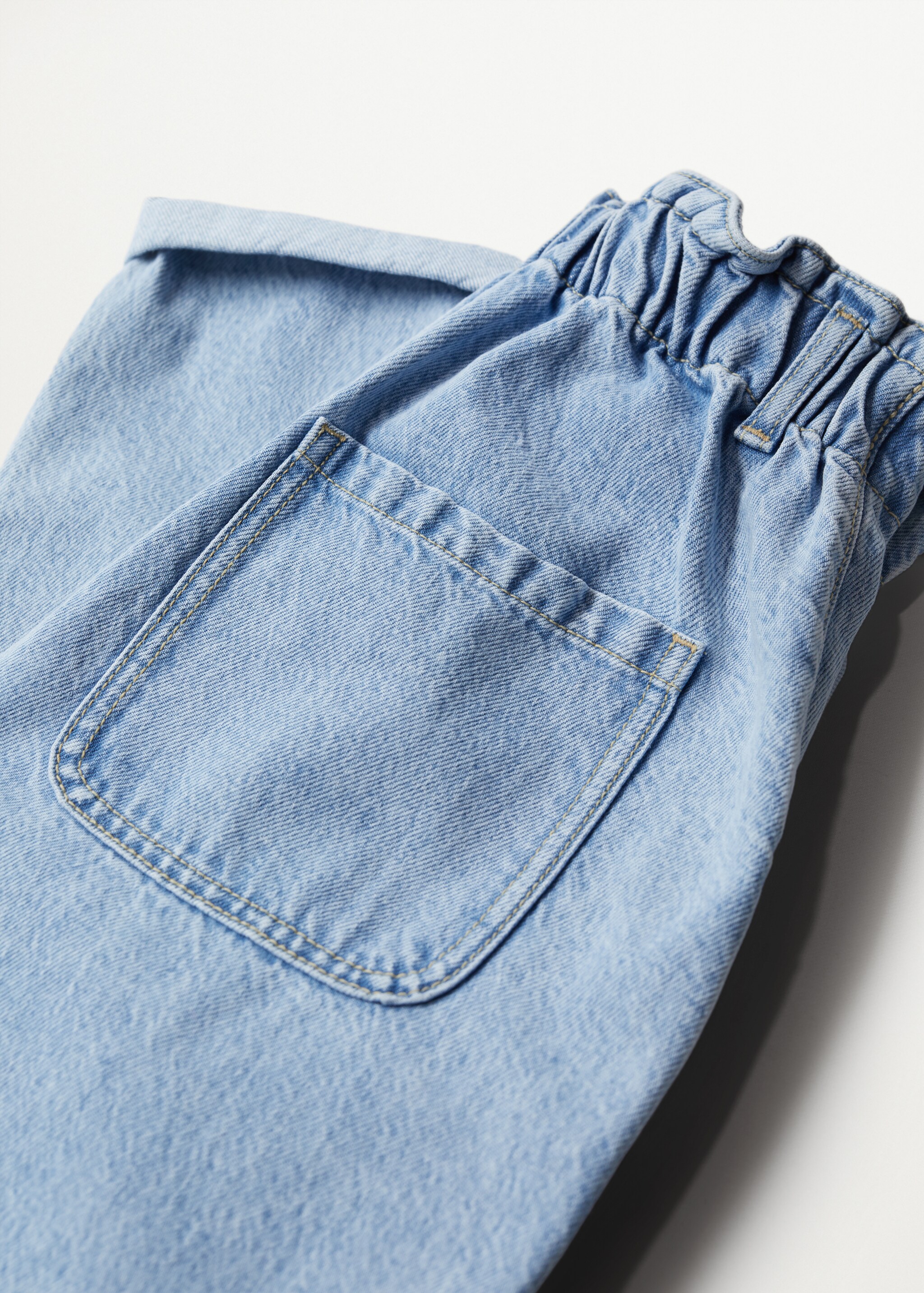 Waist straight Slouchy jeans - Details of the article 8