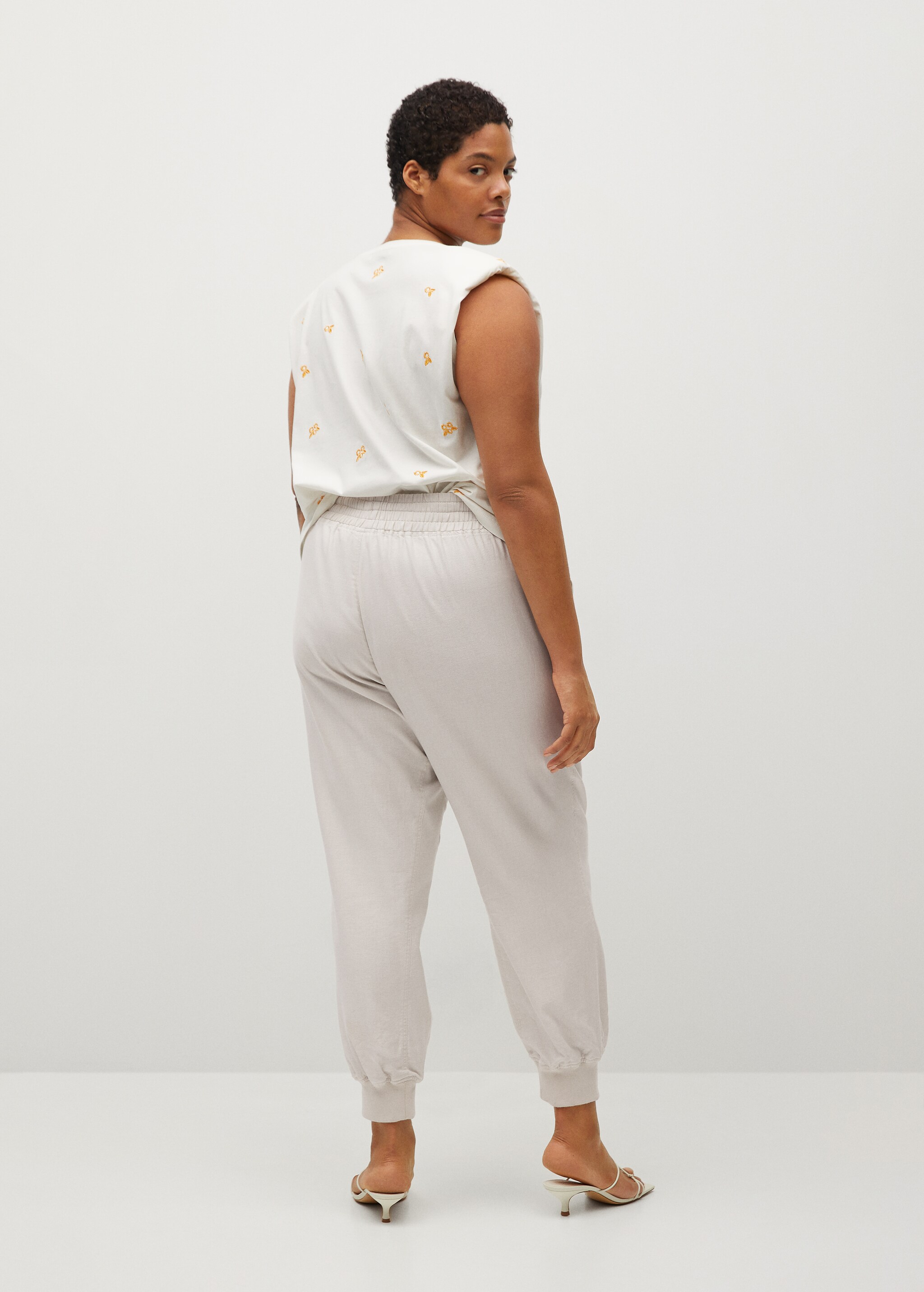 Pantalón baggy algodón - Reverso del artículo