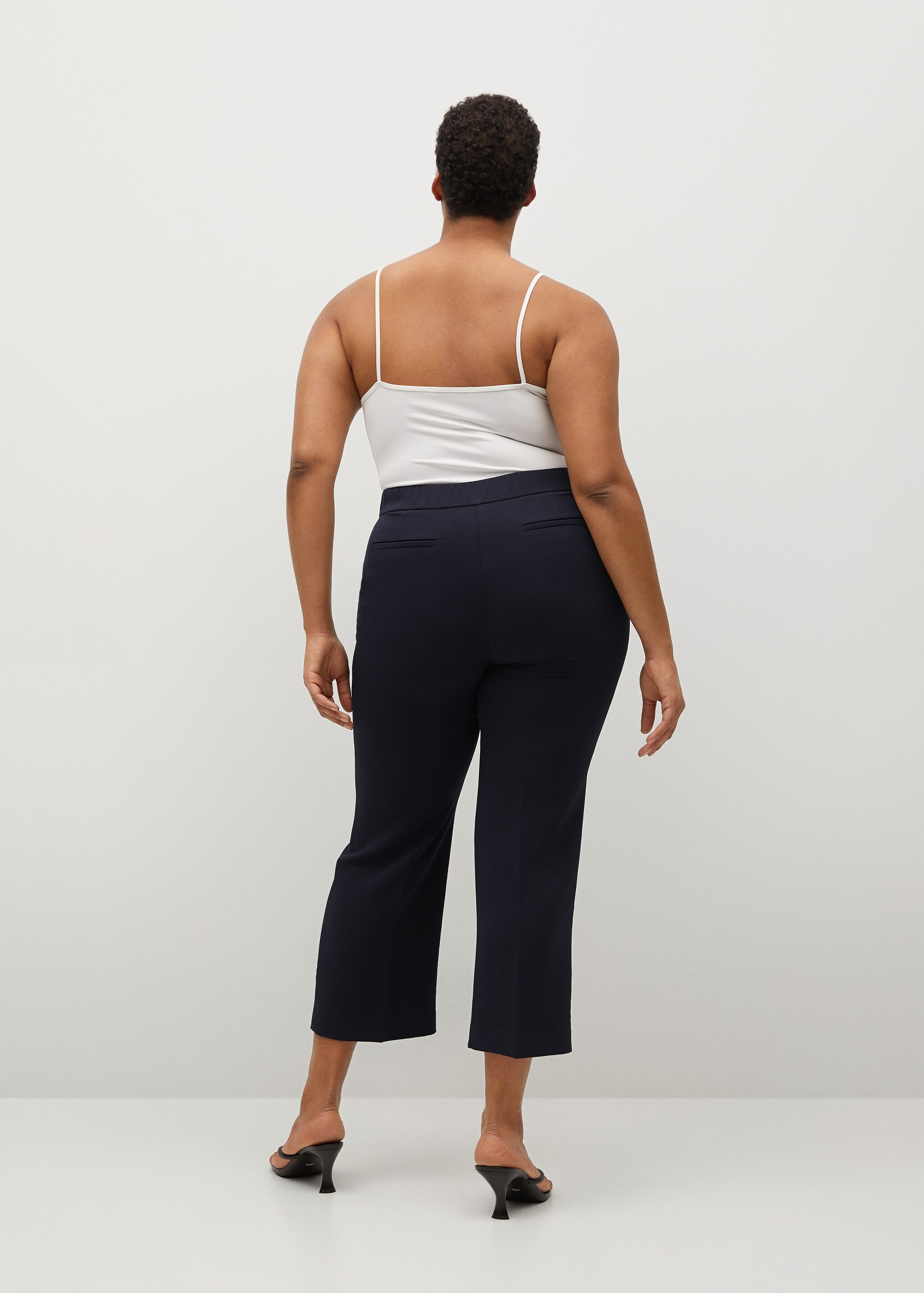 Pantalón traje crop - Reverso del artículo