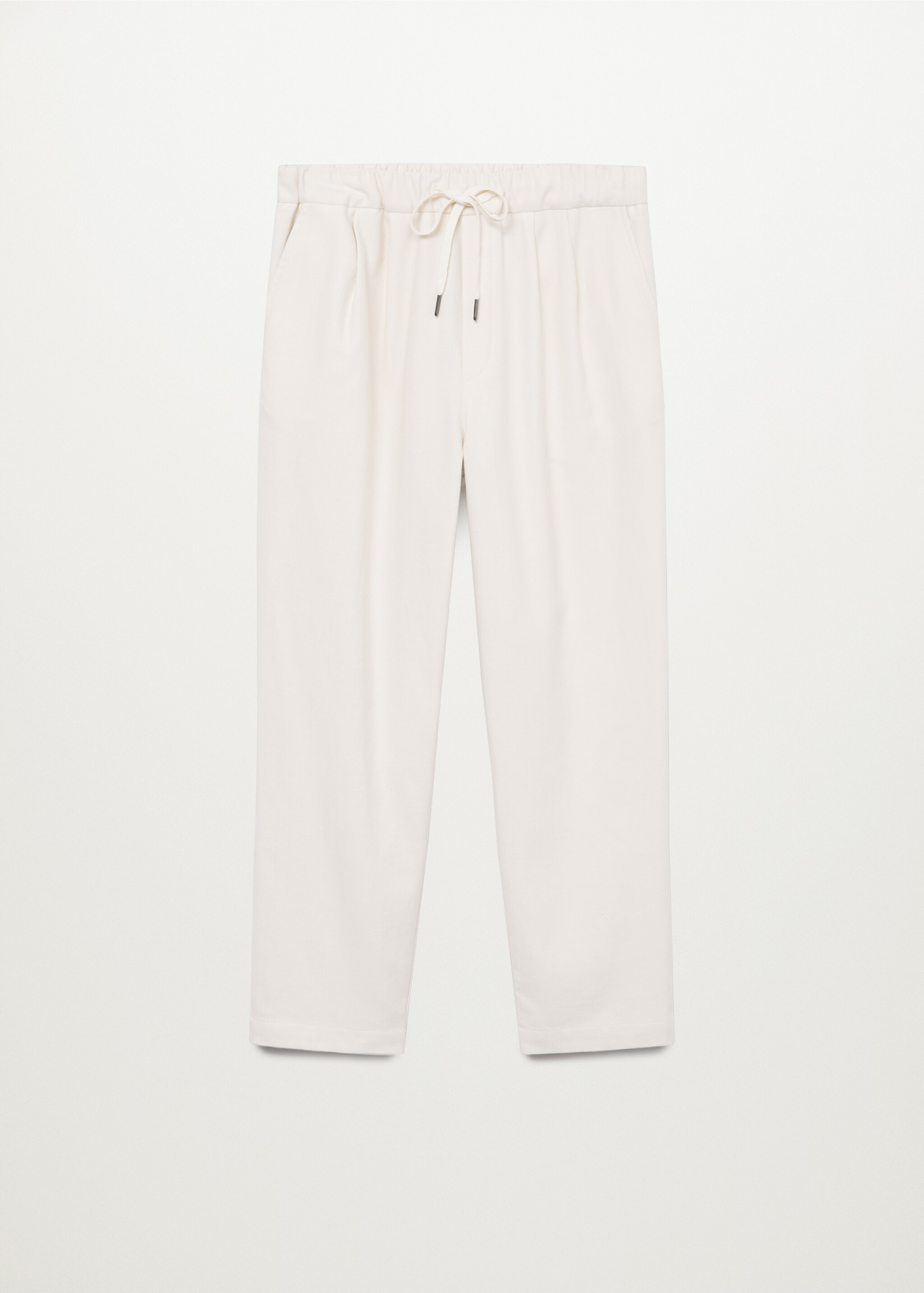 Elastic waist cotton pants - Article without model