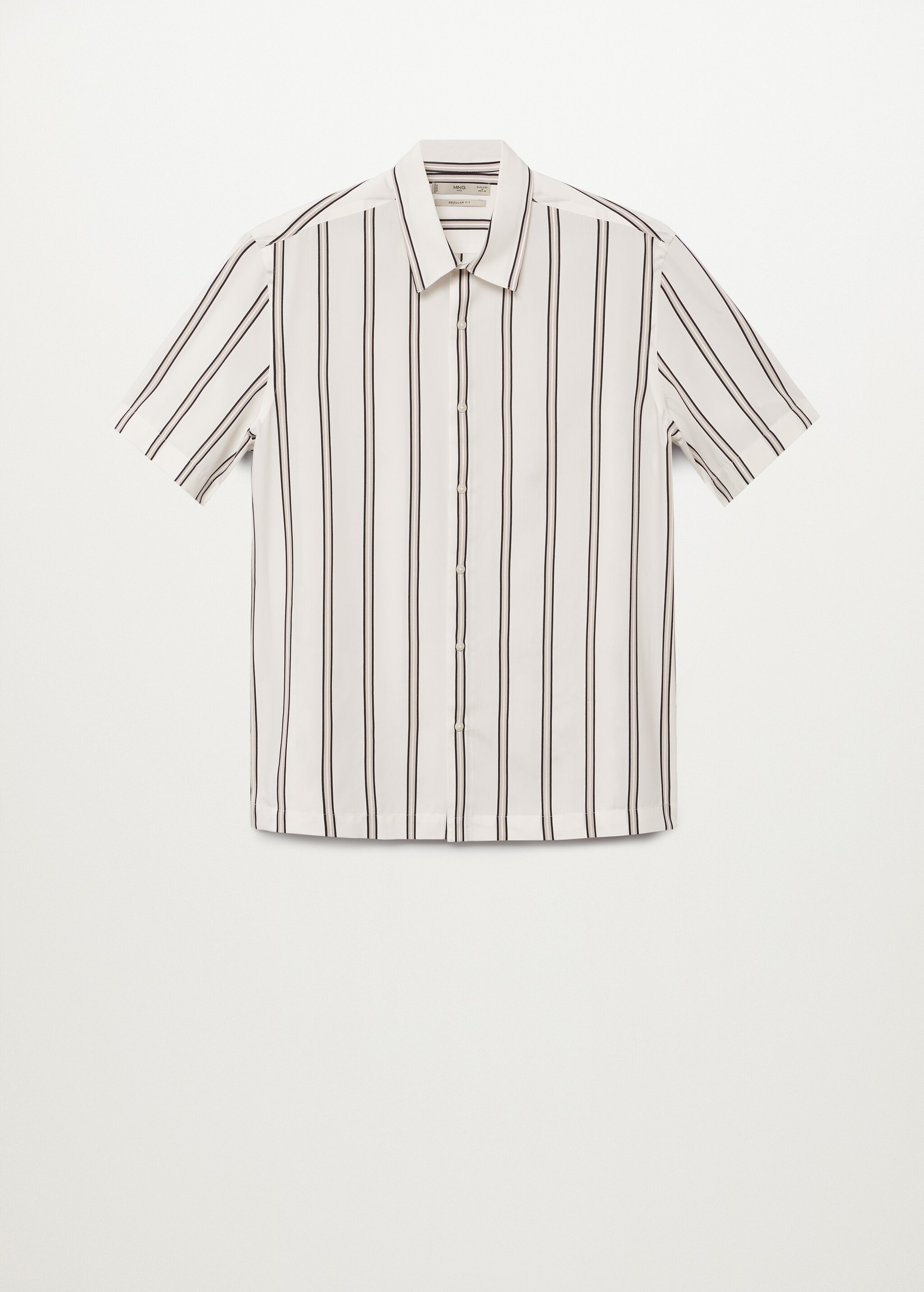 Camisa regular fit fluida rayas - Artículo sin modelo