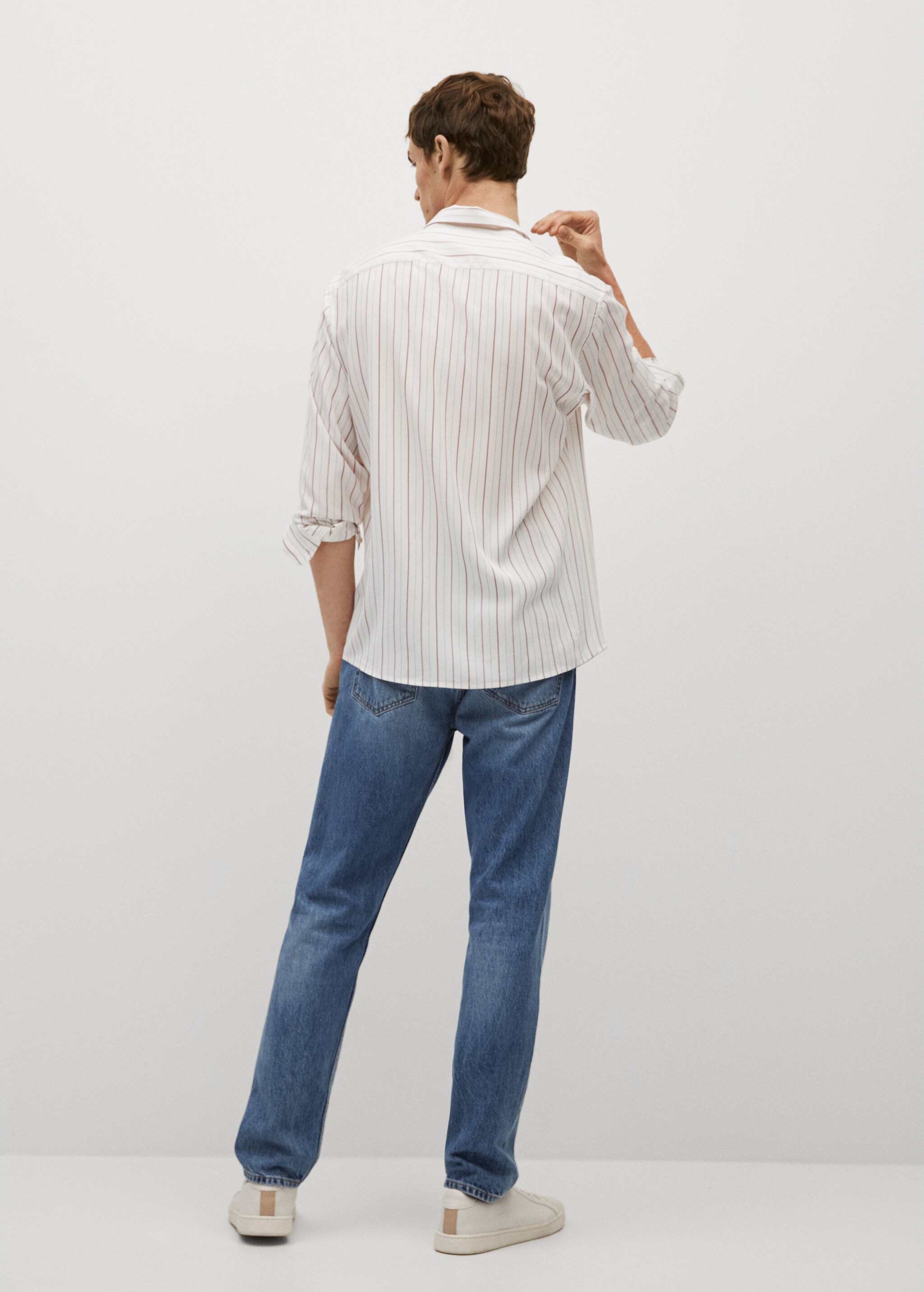 Chemise regular-fit fluide rayures - Verso de l’article