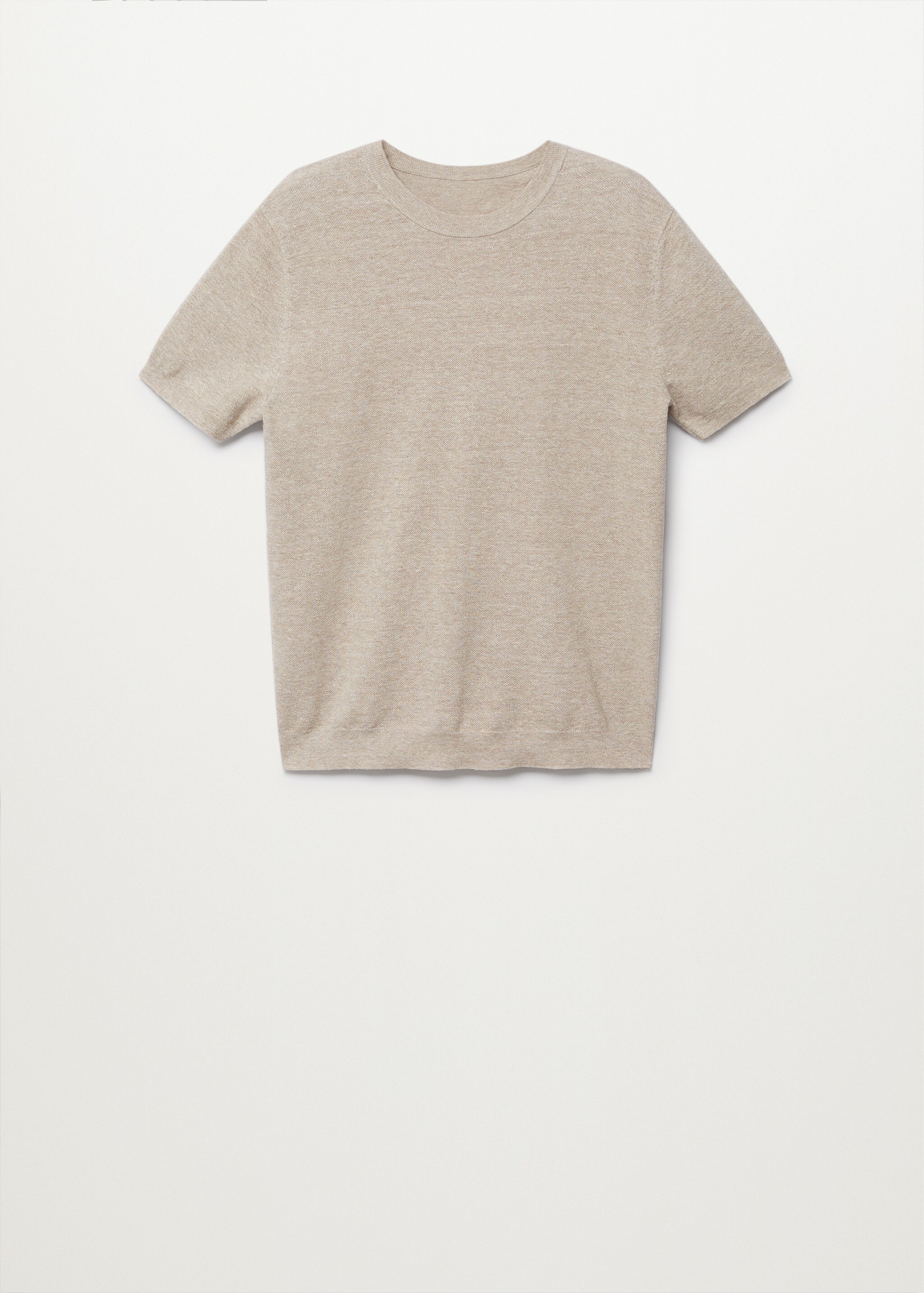 Camiseta punto algodón lino - Artículo sin modelo