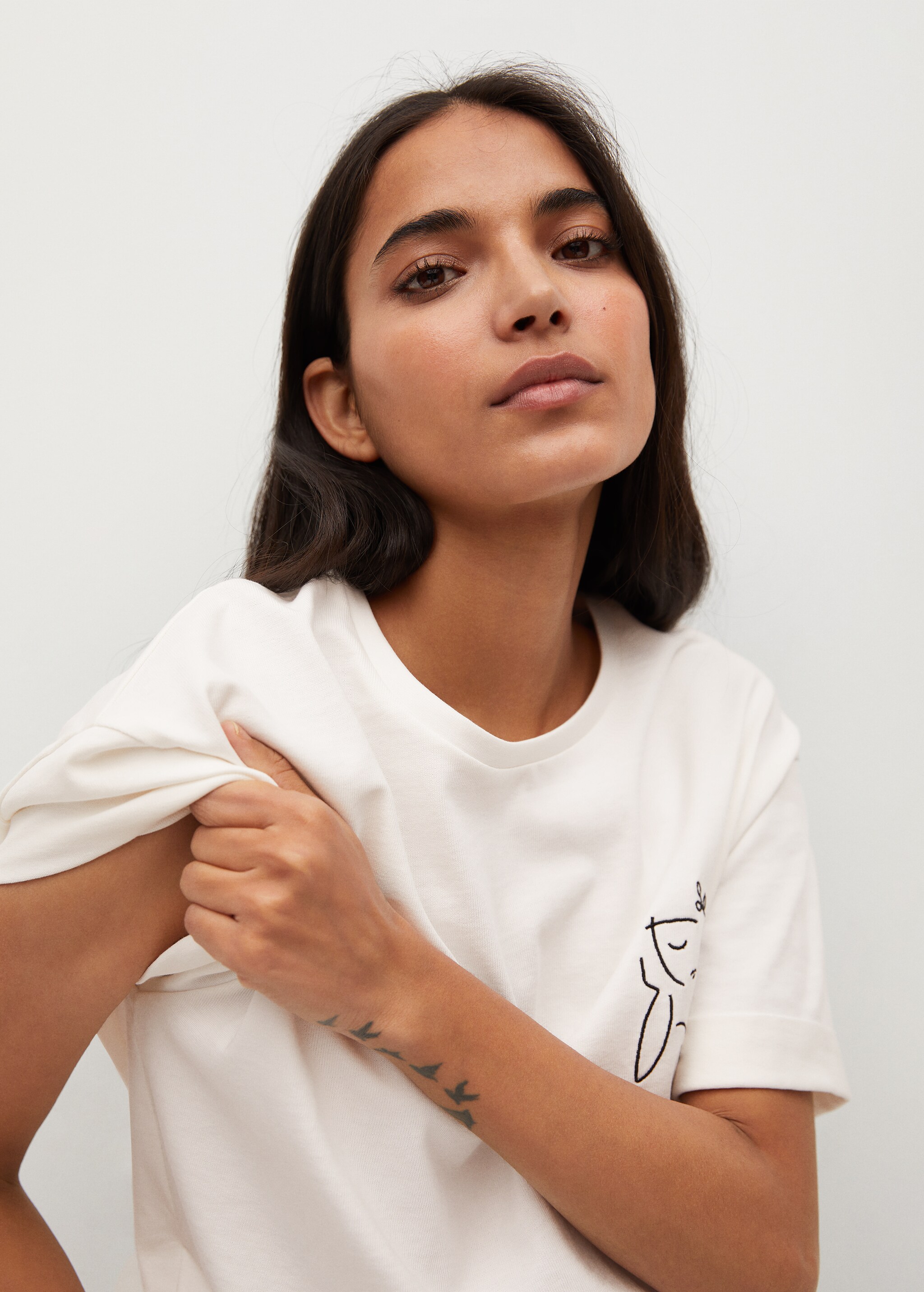 Camiseta algodón estampada - Detalle del artículo 1