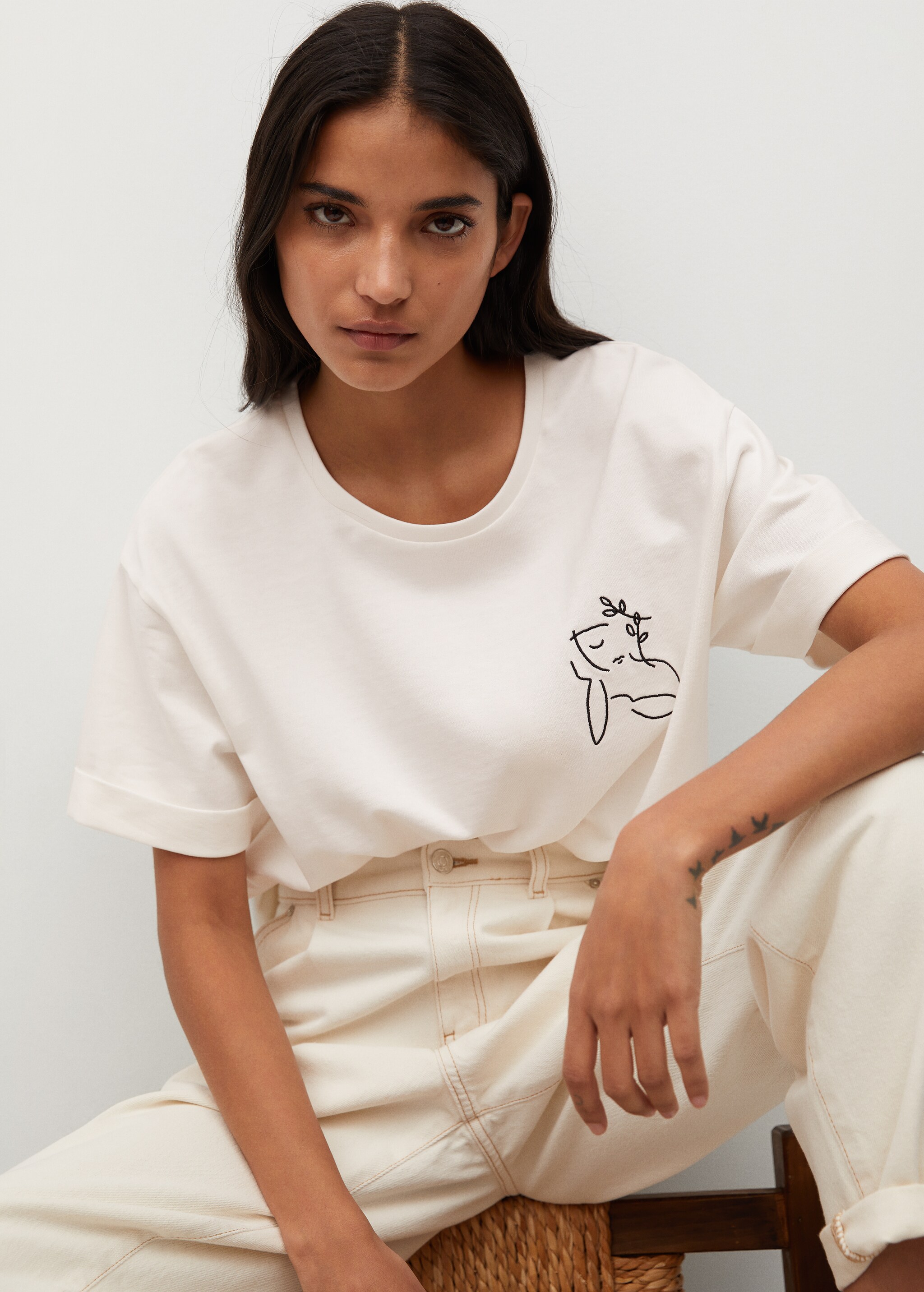 Camiseta algodón estampada - Detalle del artículo 2