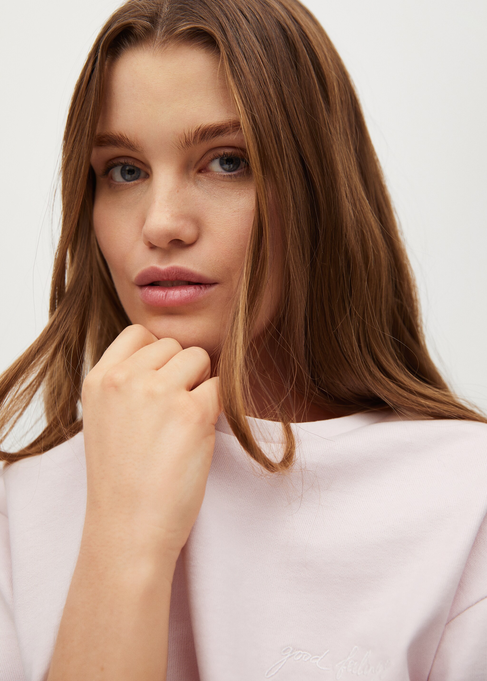 Bedrucktes Baumwoll-T-Shirt - Detail des Artikels 1