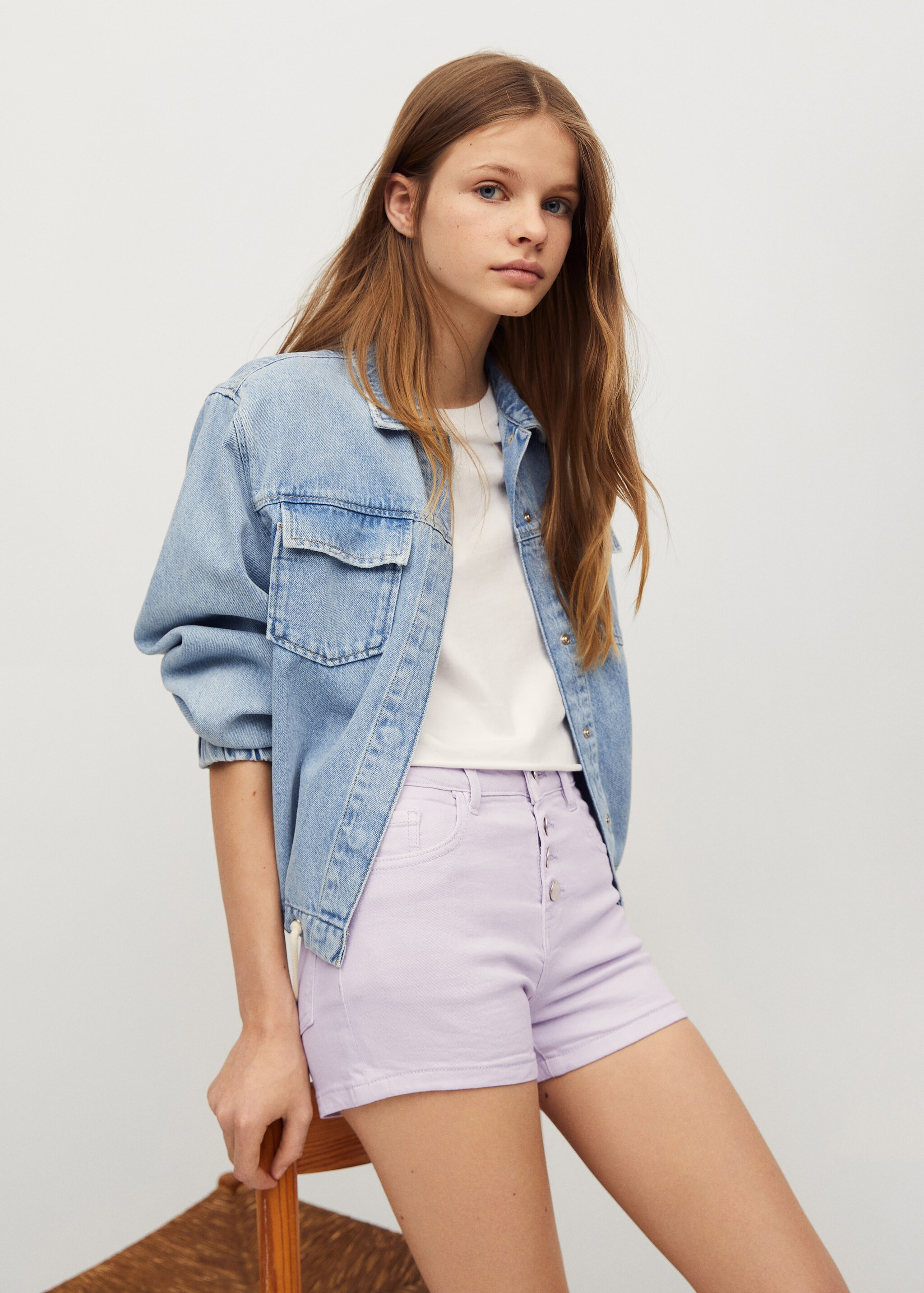 Short denim botones - Detalle del artículo 2