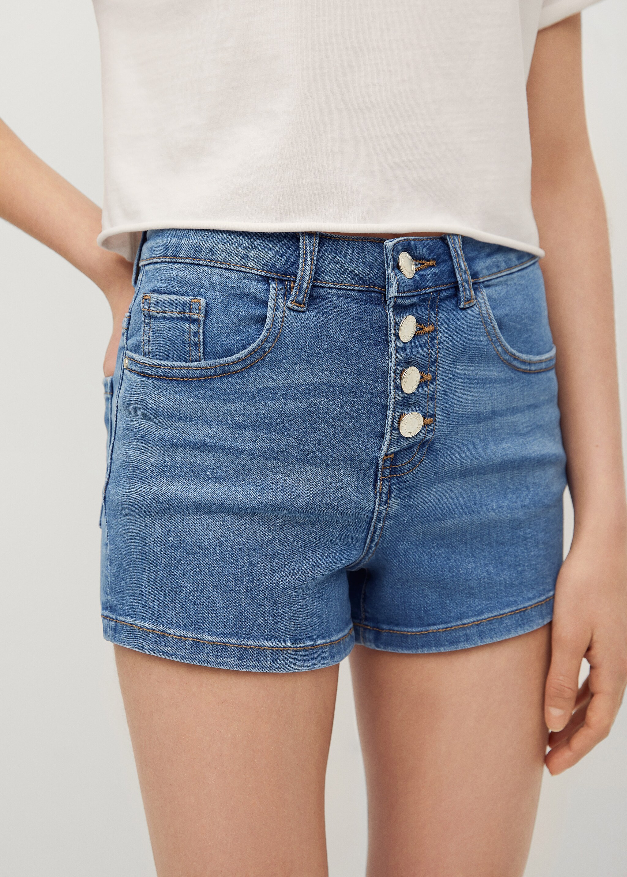 Short denim botones - Detalle del artículo 3