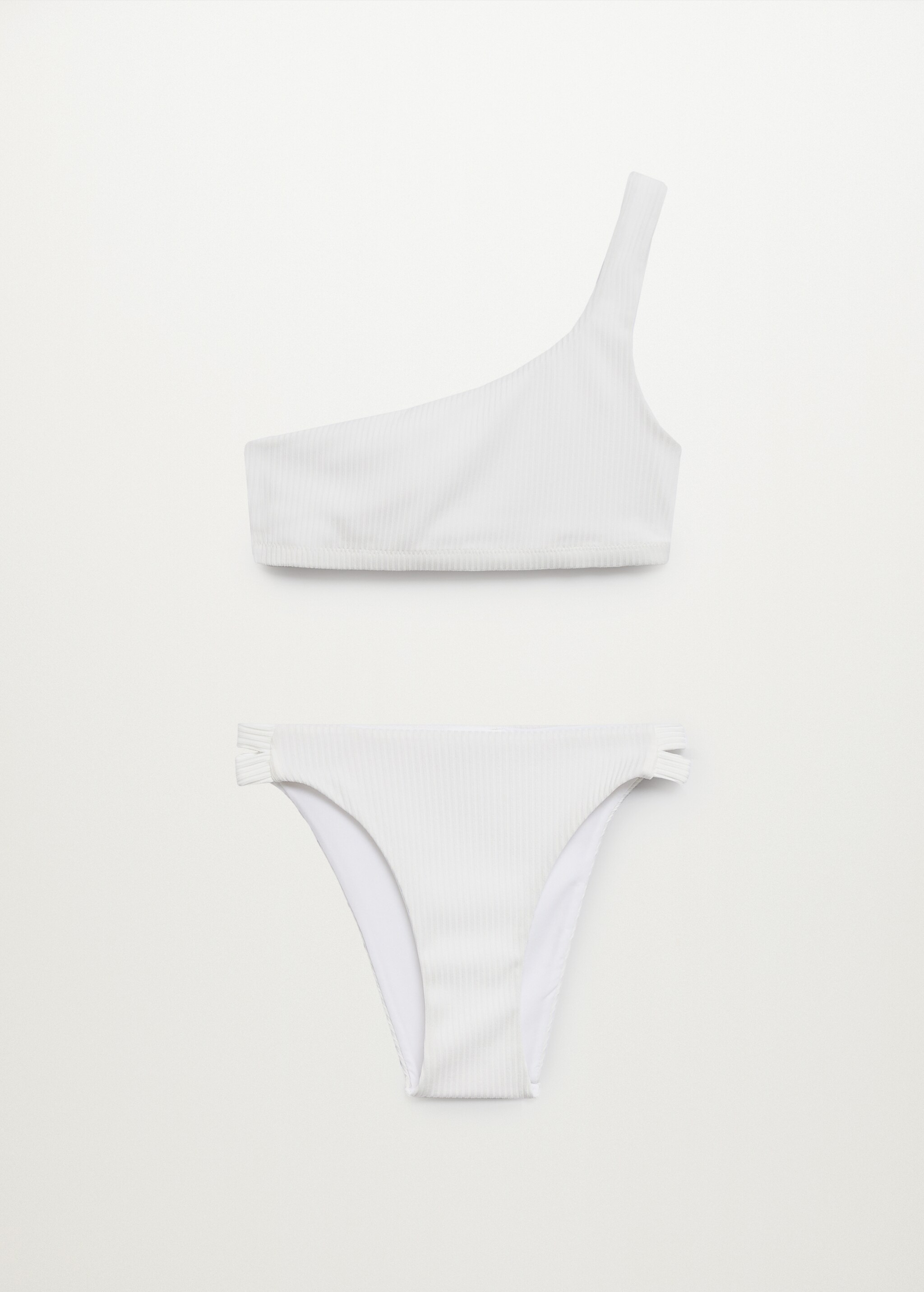 Bikini asimétrico canalé - Artículo sin modelo