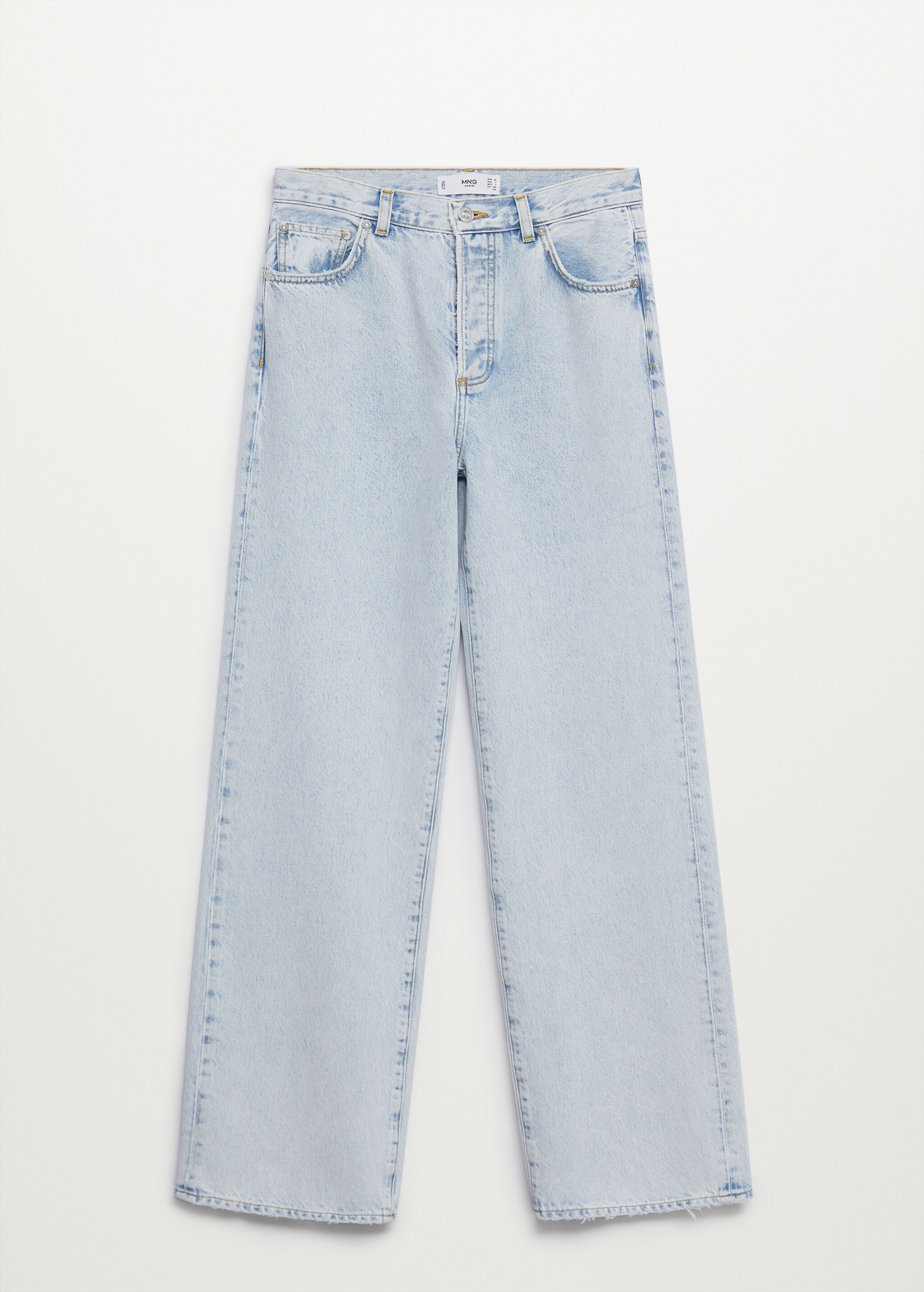 Jeans rectos tiro alto - Artículo sin modelo