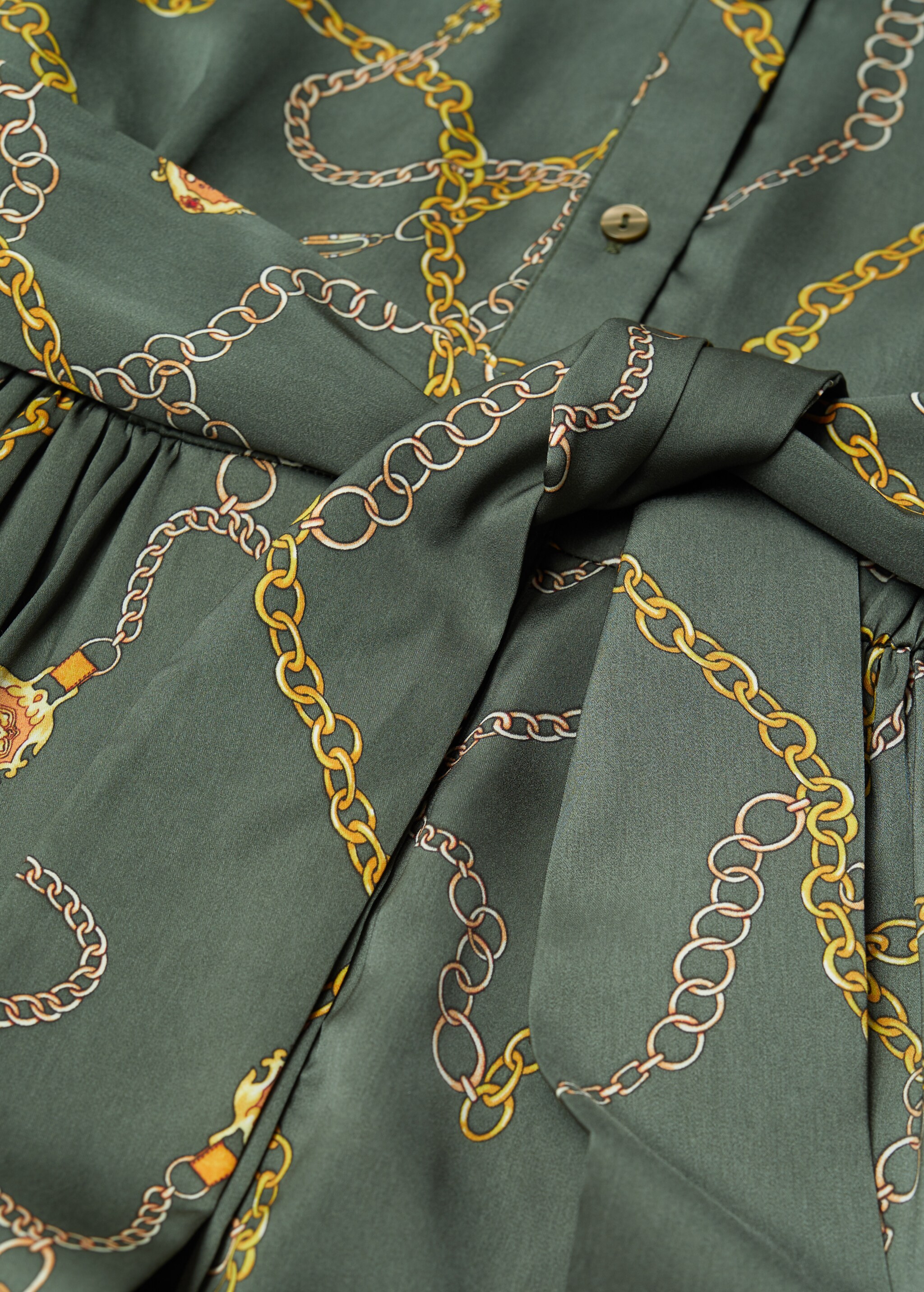 Vestido camisero estampado - Detalle del artículo 8