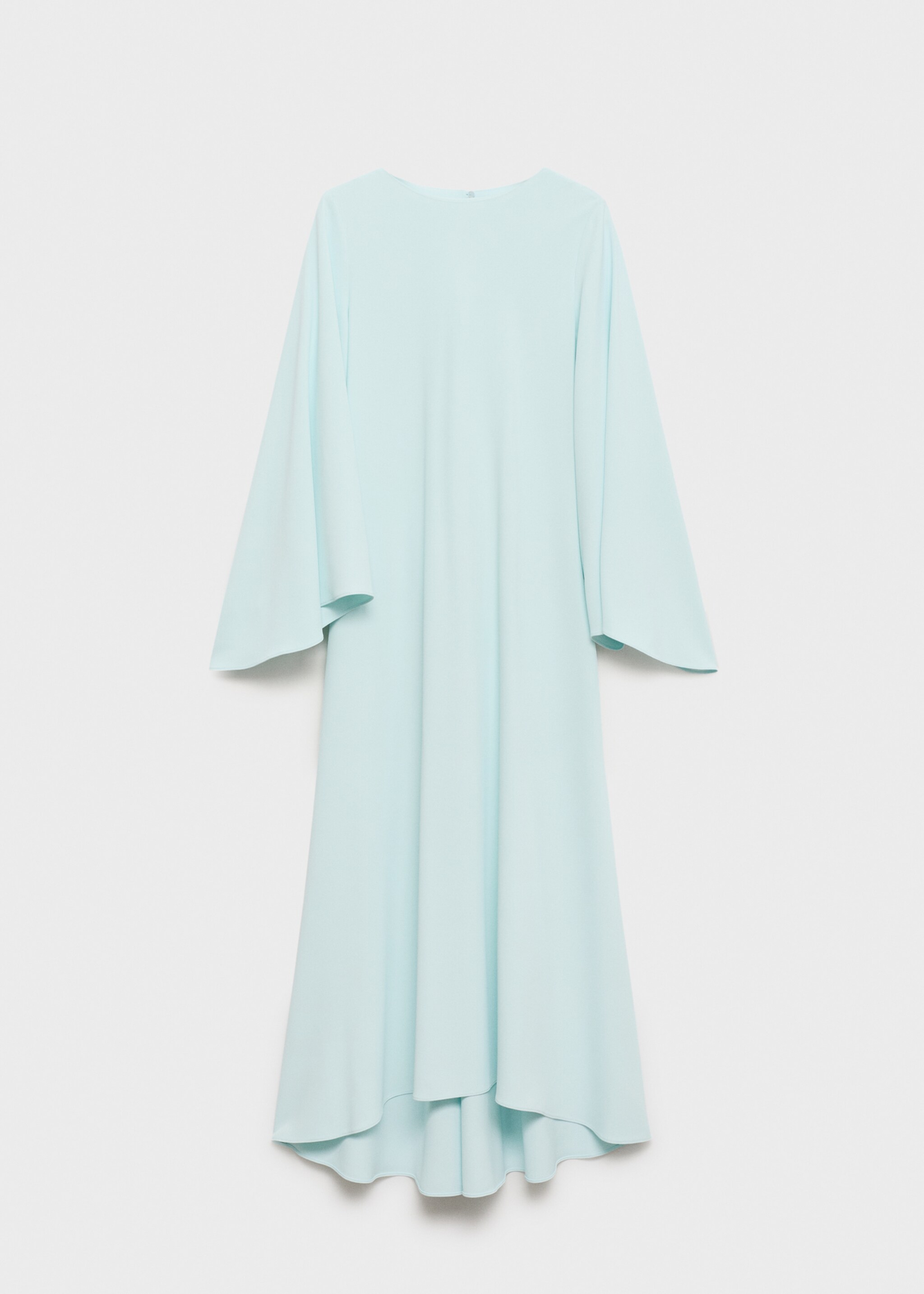 Long flared sleeve dress - Article without model, Sky Blue. Ref: 87015731-00.