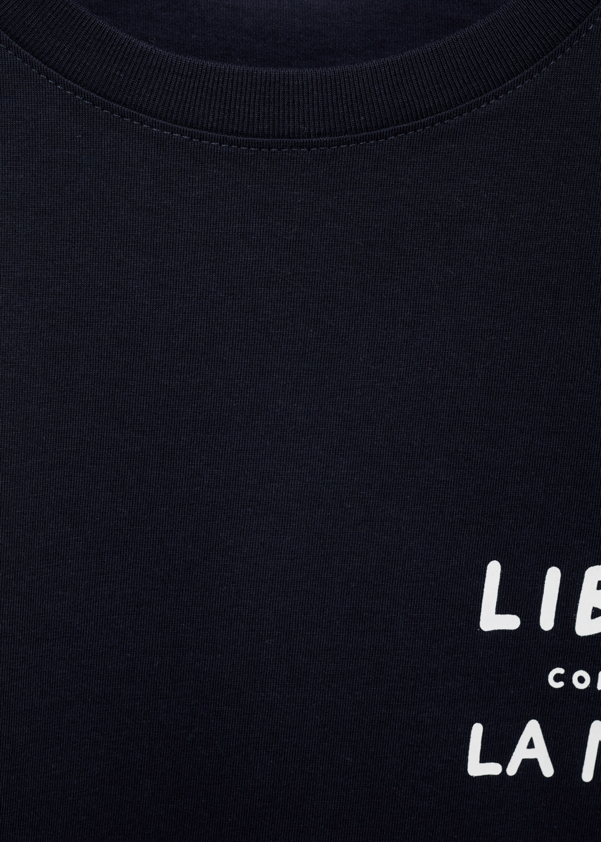 Μπλούζα τύπωμα κοντό μανίκι - Λεπτομέρεια του προϊόντος 8, Σκούρο Μπλε Μαρέν. Ref: 87015739-00.