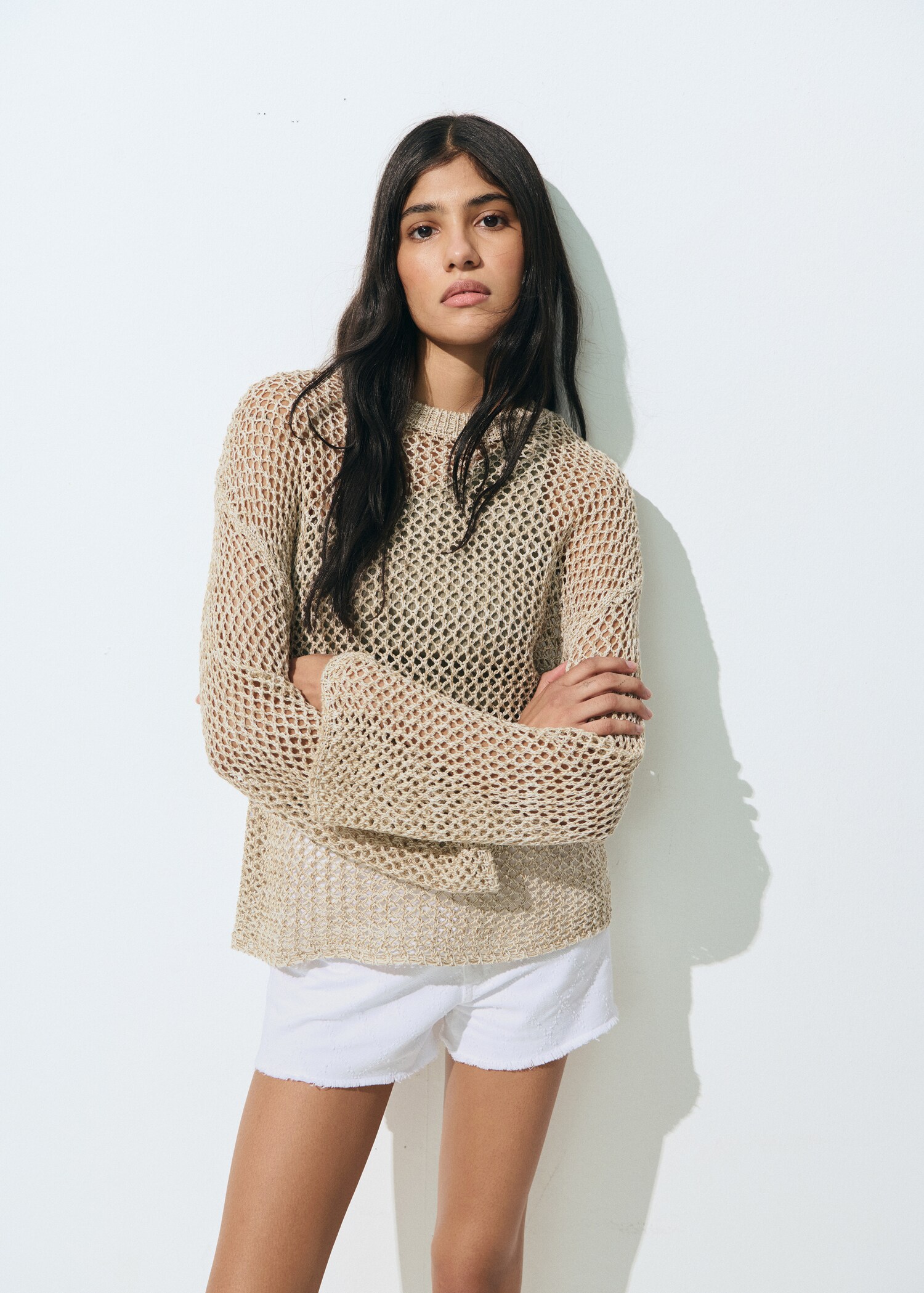 Openwork knit sweater - Details of the article 5