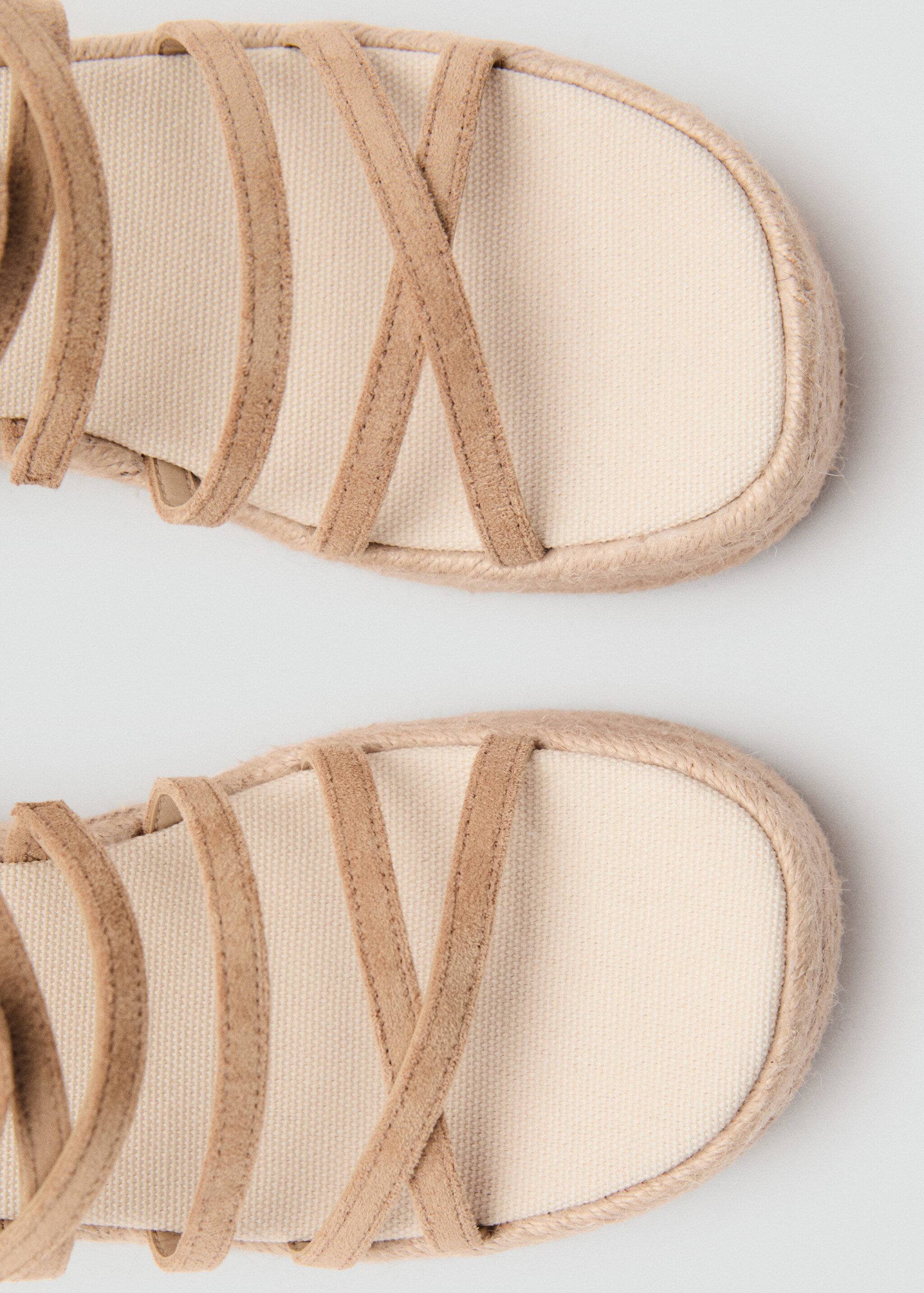 Σανδάλι λουριά πλατφόρμα - Λεπτομέρεια του προϊόντος 3, Μεσαίο Καφέ. Ref: 87015760-00.