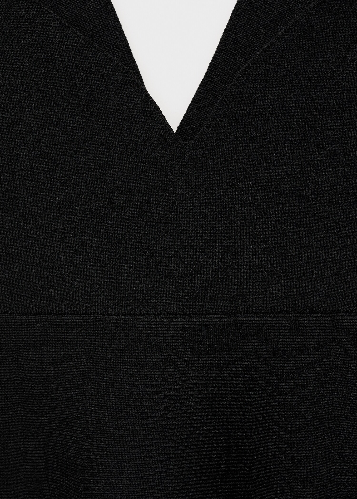 Fine-knit peplum top - Details of the article 8