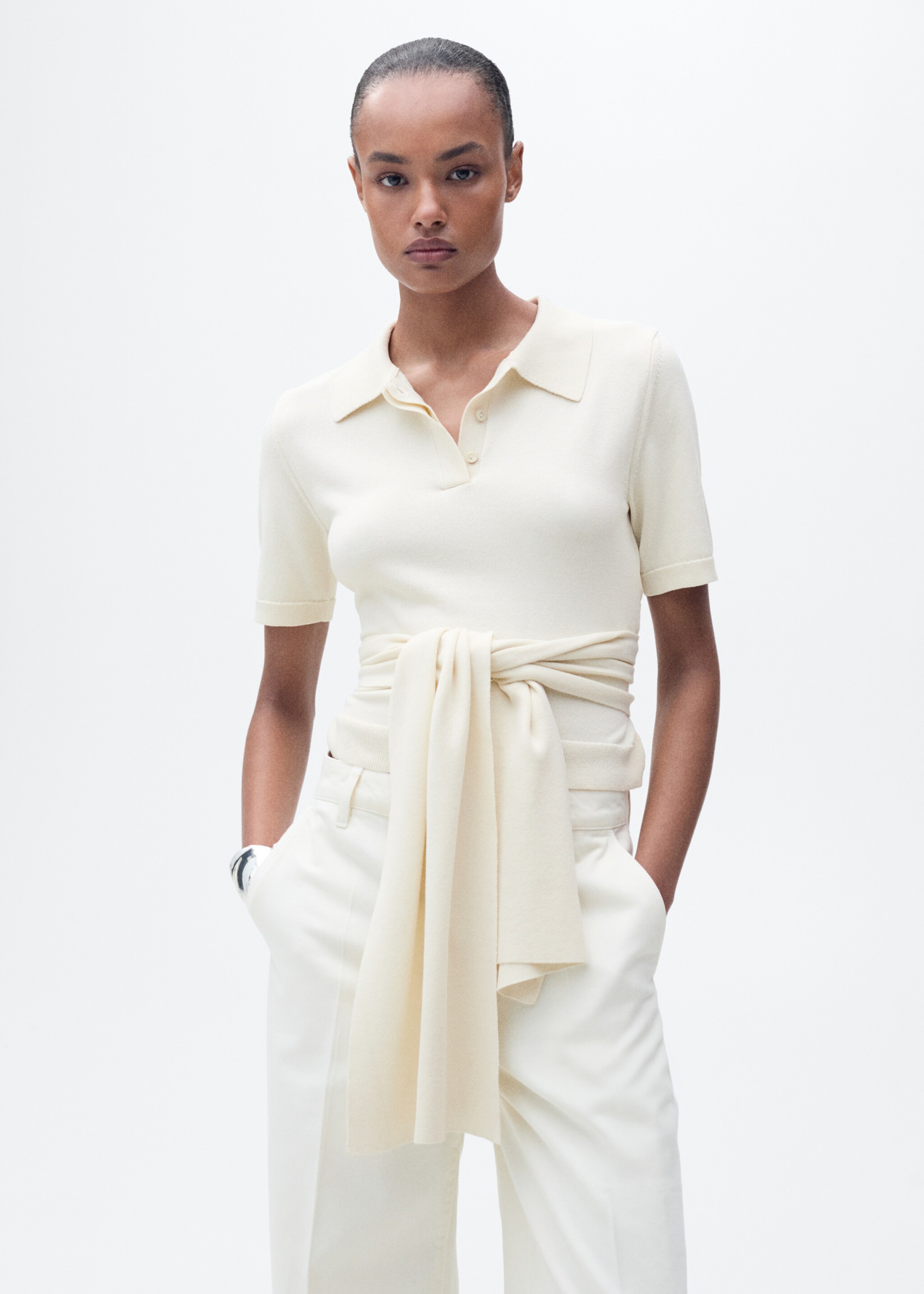 Jersei màniga curta detall nus - Detall de l'article 6, Cru. Ref: 87015768-00.