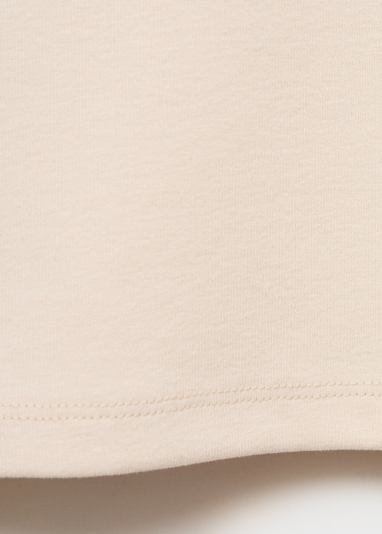 Short-sleeved cotton-blend t-shirt - Details of the article 0