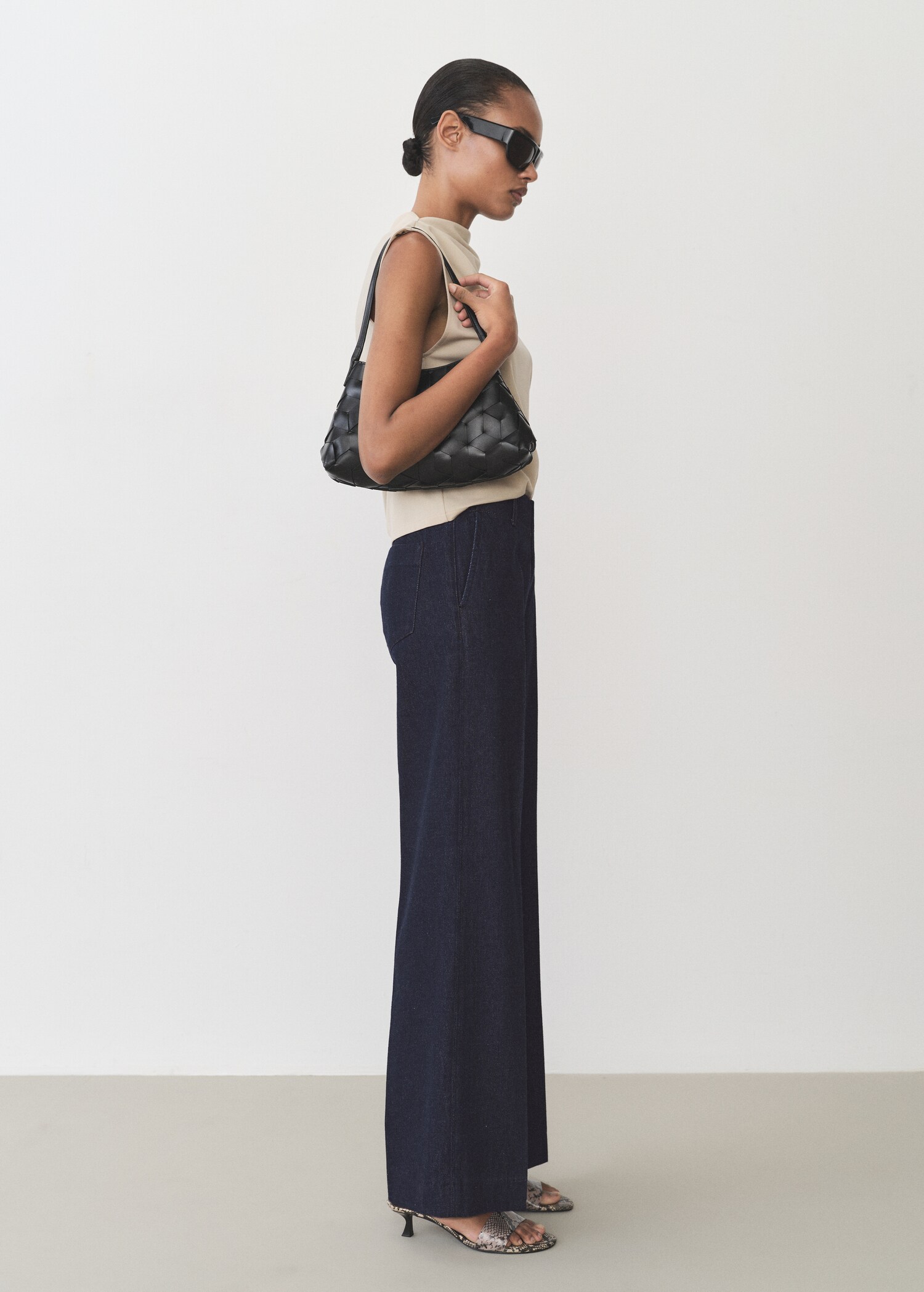 Pantalón denim wideleg - Detalle del artículo 2