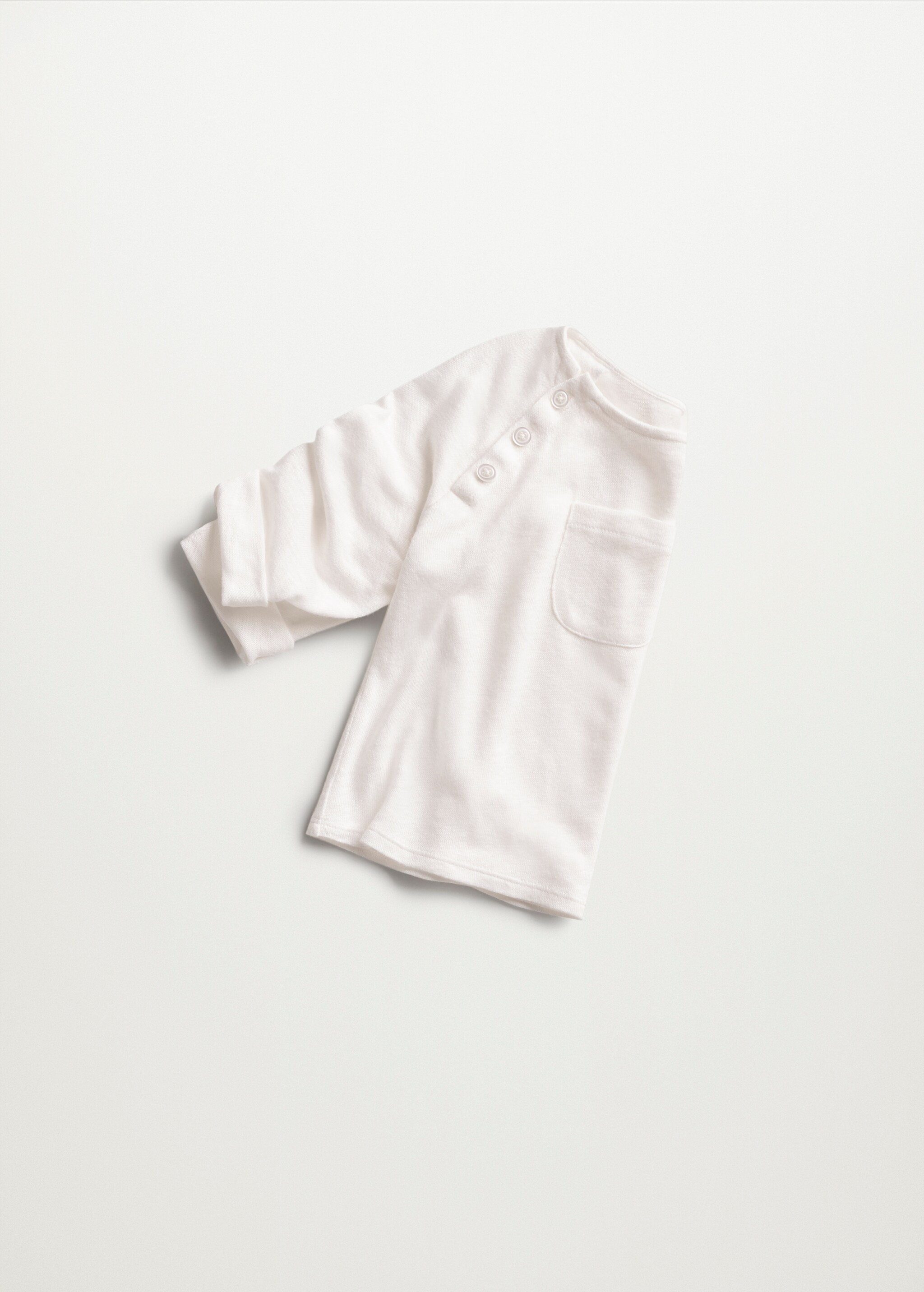 Camiseta lino bolsillo - Detalle del artículo 7