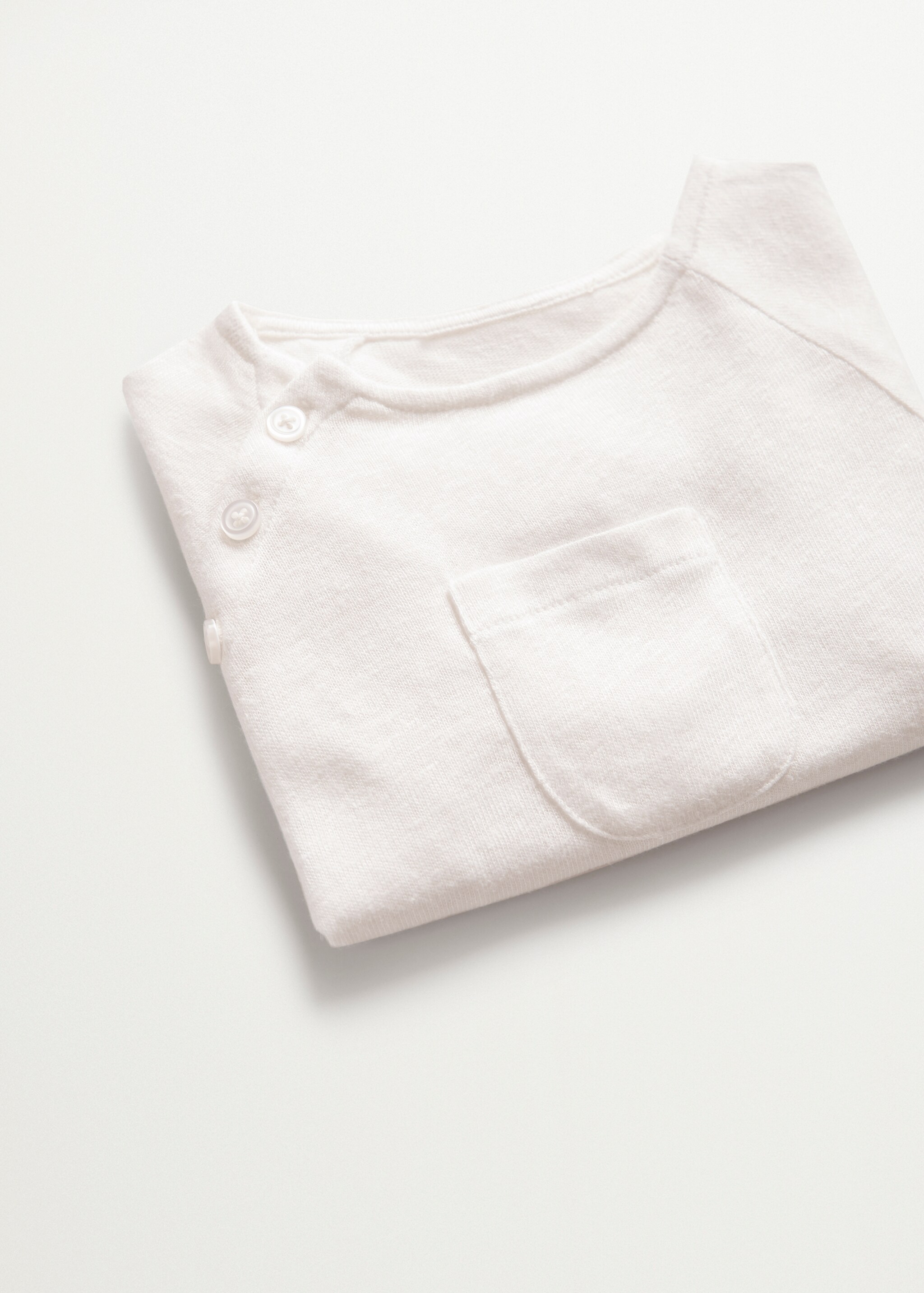Camiseta lino bolsillo - Detalle del artículo 8