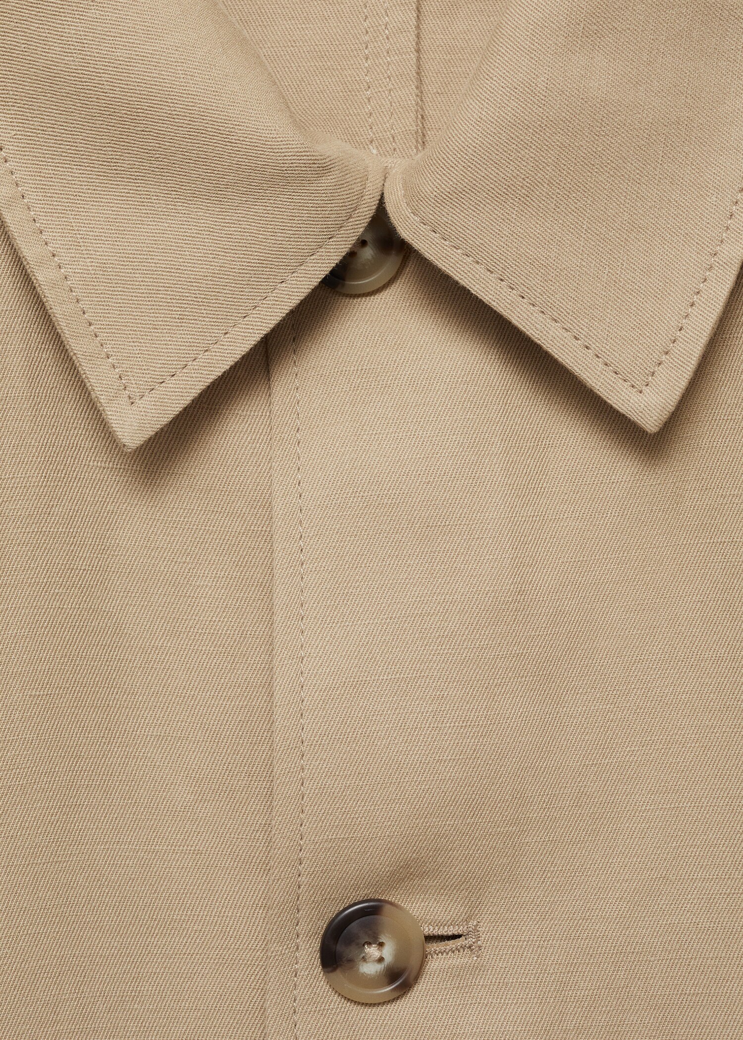 Linen-blend jacket with pockets - Details of the article 8