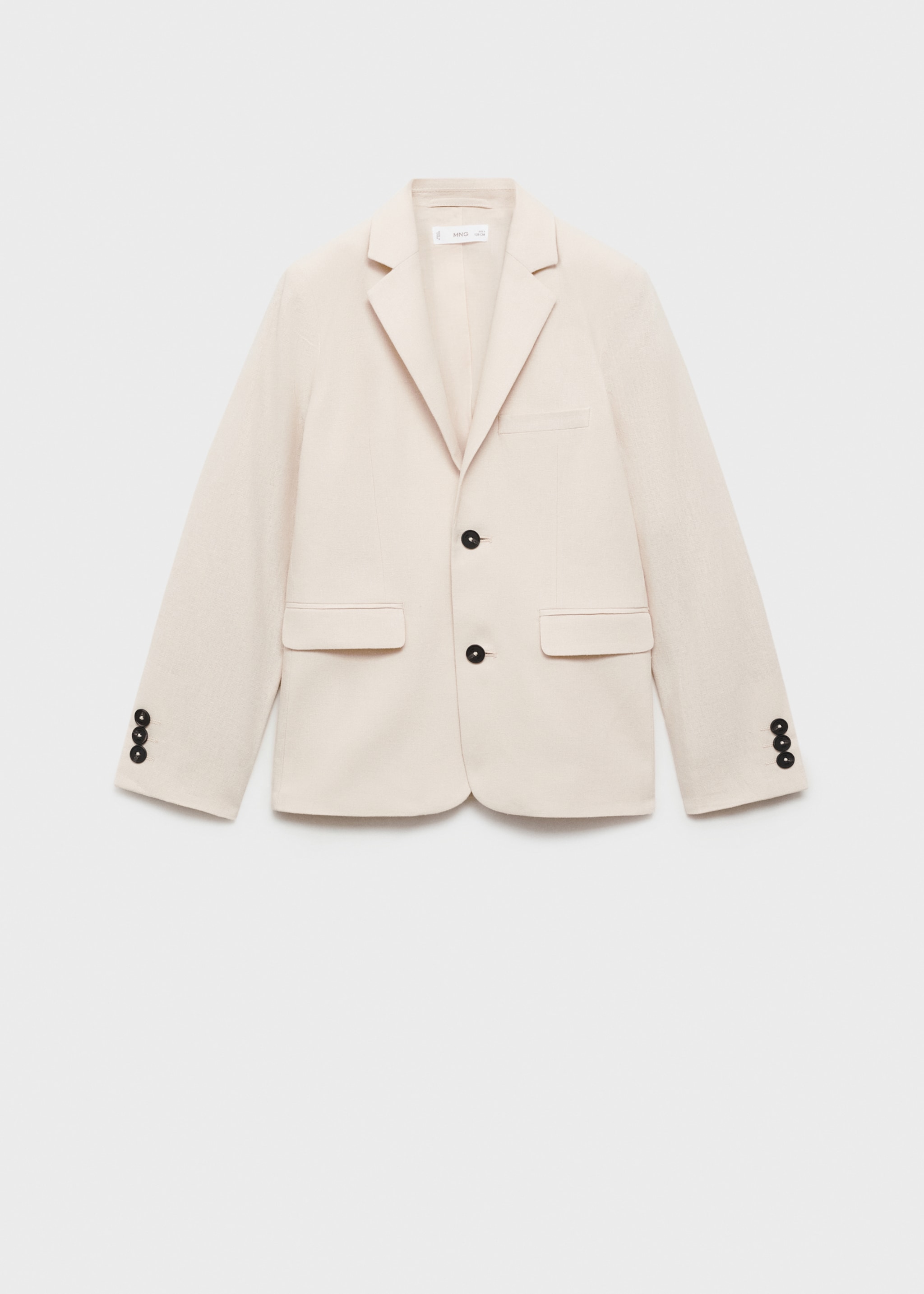 Linen suit jacket - Article without model, Sand. Ref: 87015928-00.