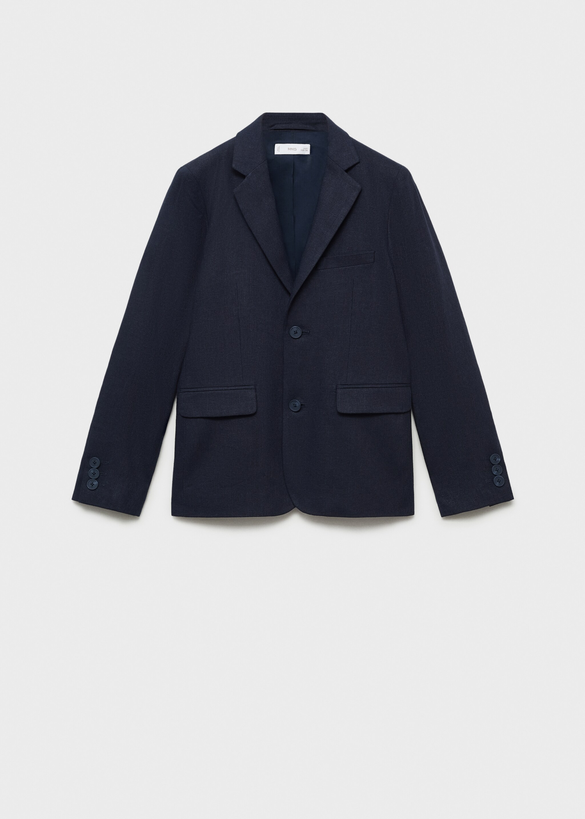 Americana vestir lli - Article sense model, Blau marí fosc. Ref: 87015928-00.