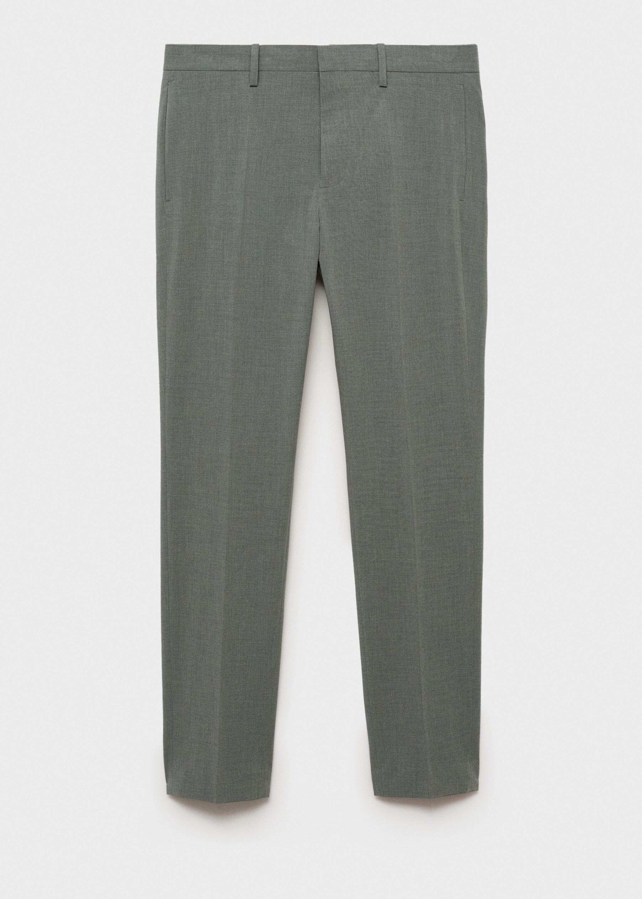 Super Slim Fit-Anzughose aus Stretchstoff - Artikel ohne Model, Grün. Ref: 87015929-00.