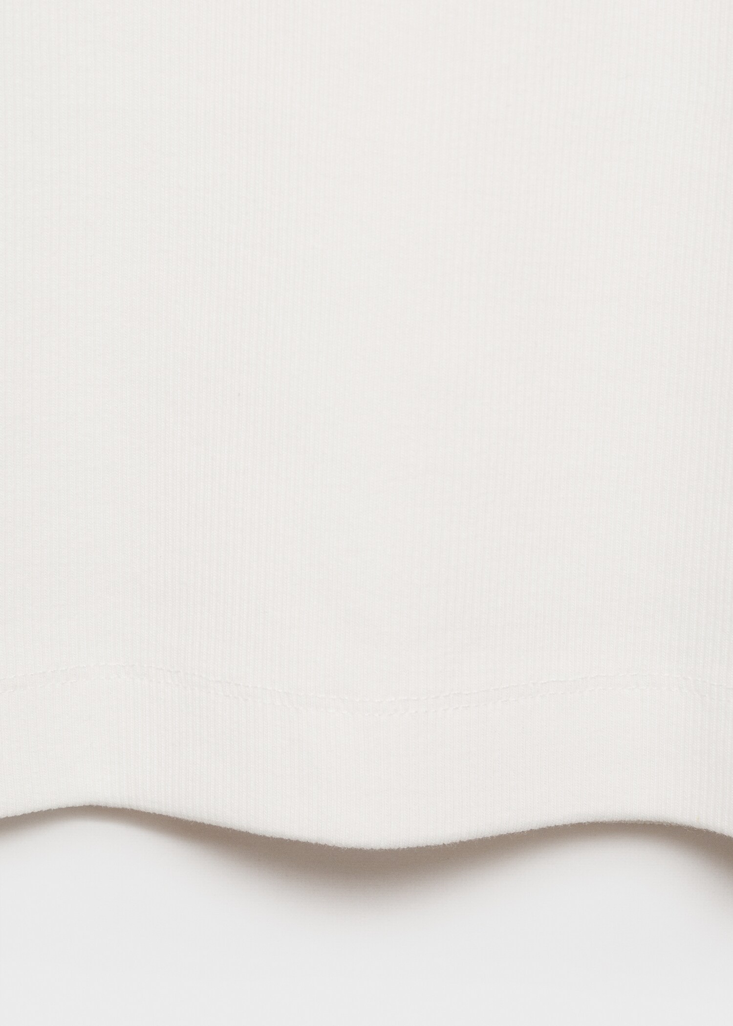 Slim-fit ribbed tank top - Details of the article 0