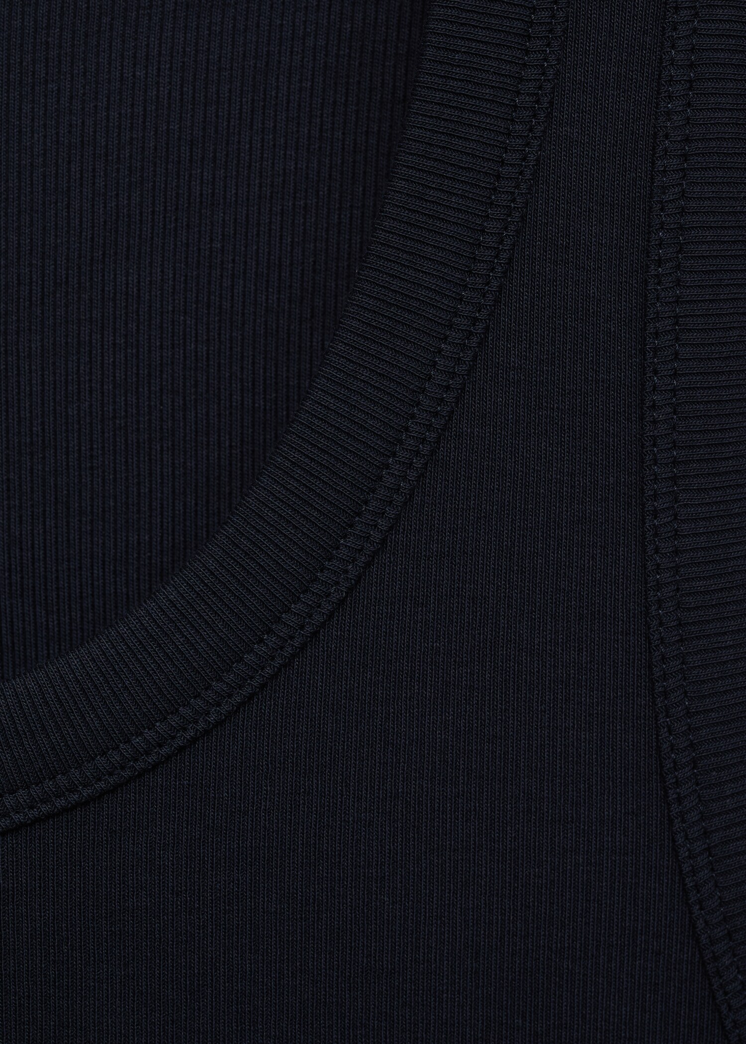 Slim-fit ribbed tank top - Details of the article 8