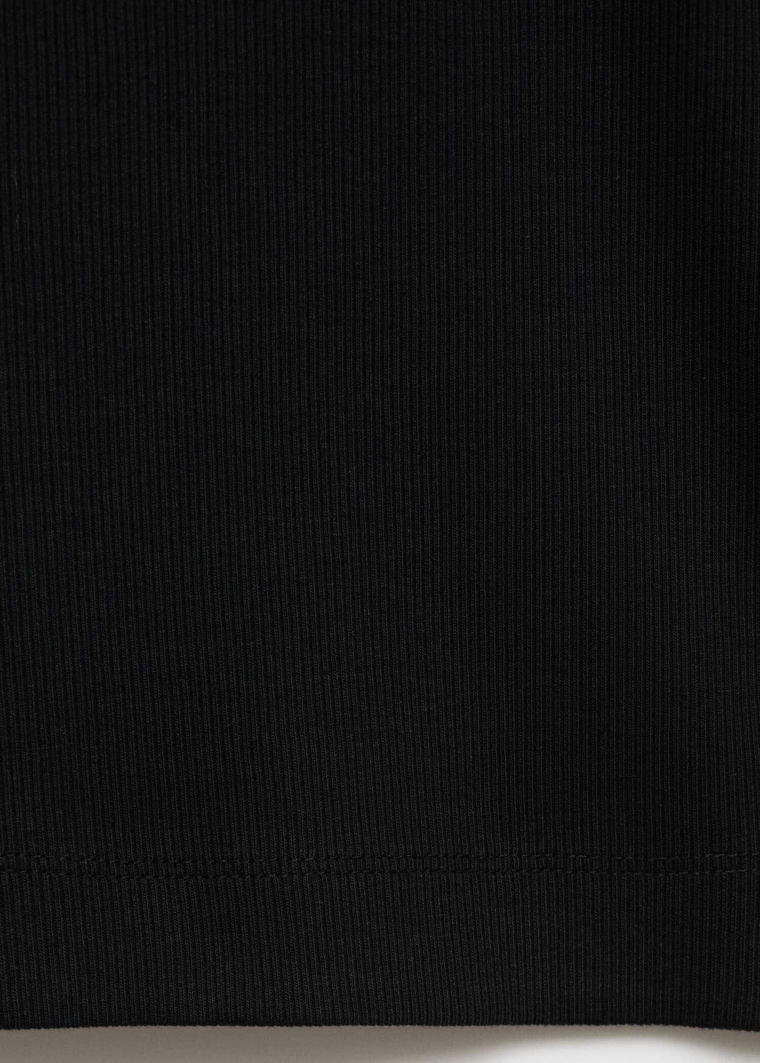 Slim-fit ribbed tank top - Details of the article 0