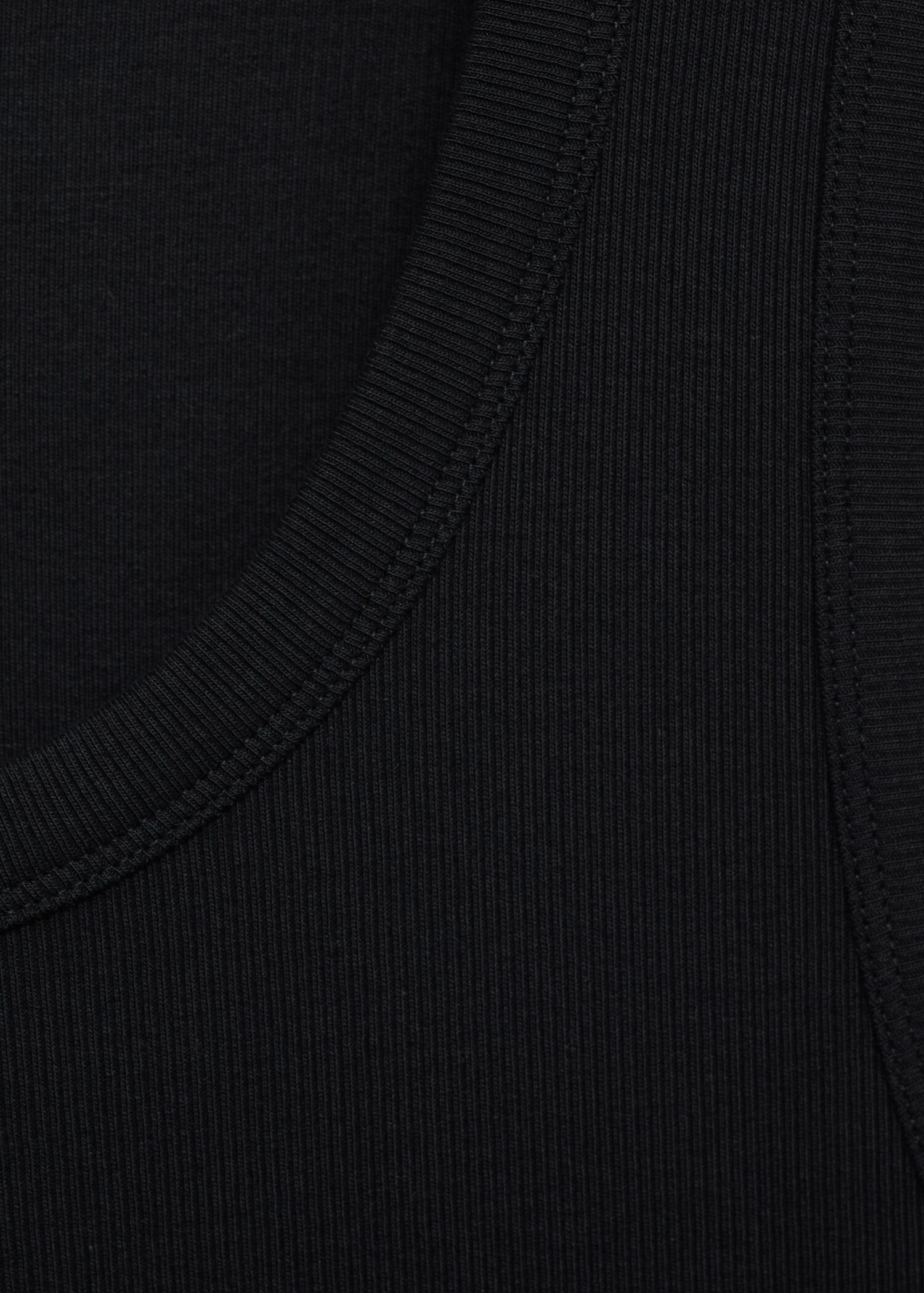 Slim-fit ribbed tank top - Details of the article 8