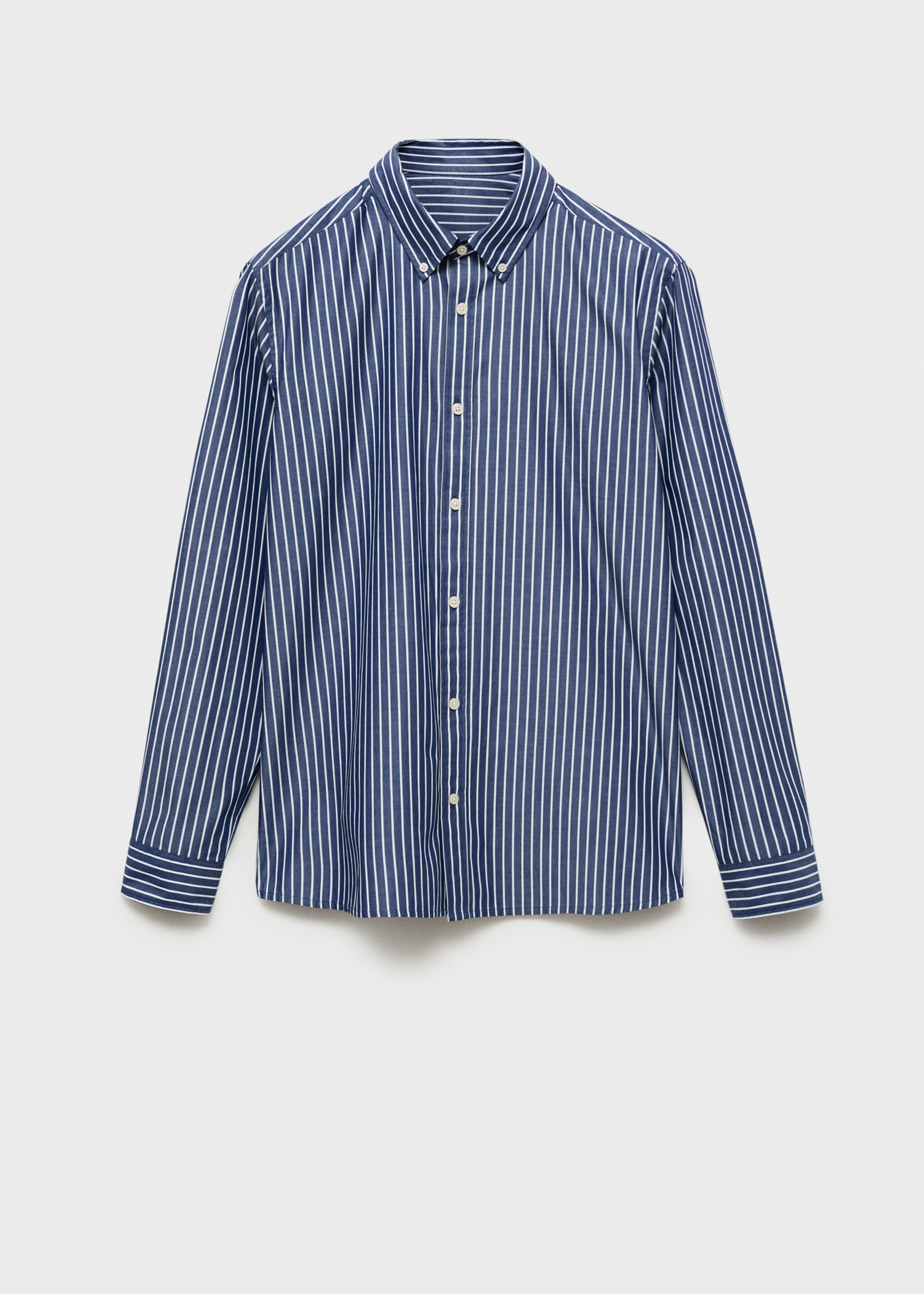 Chemise 100 % coton regular-fit - Article sans modèle, Bleu marine foncé. Ref: 87015943-00.