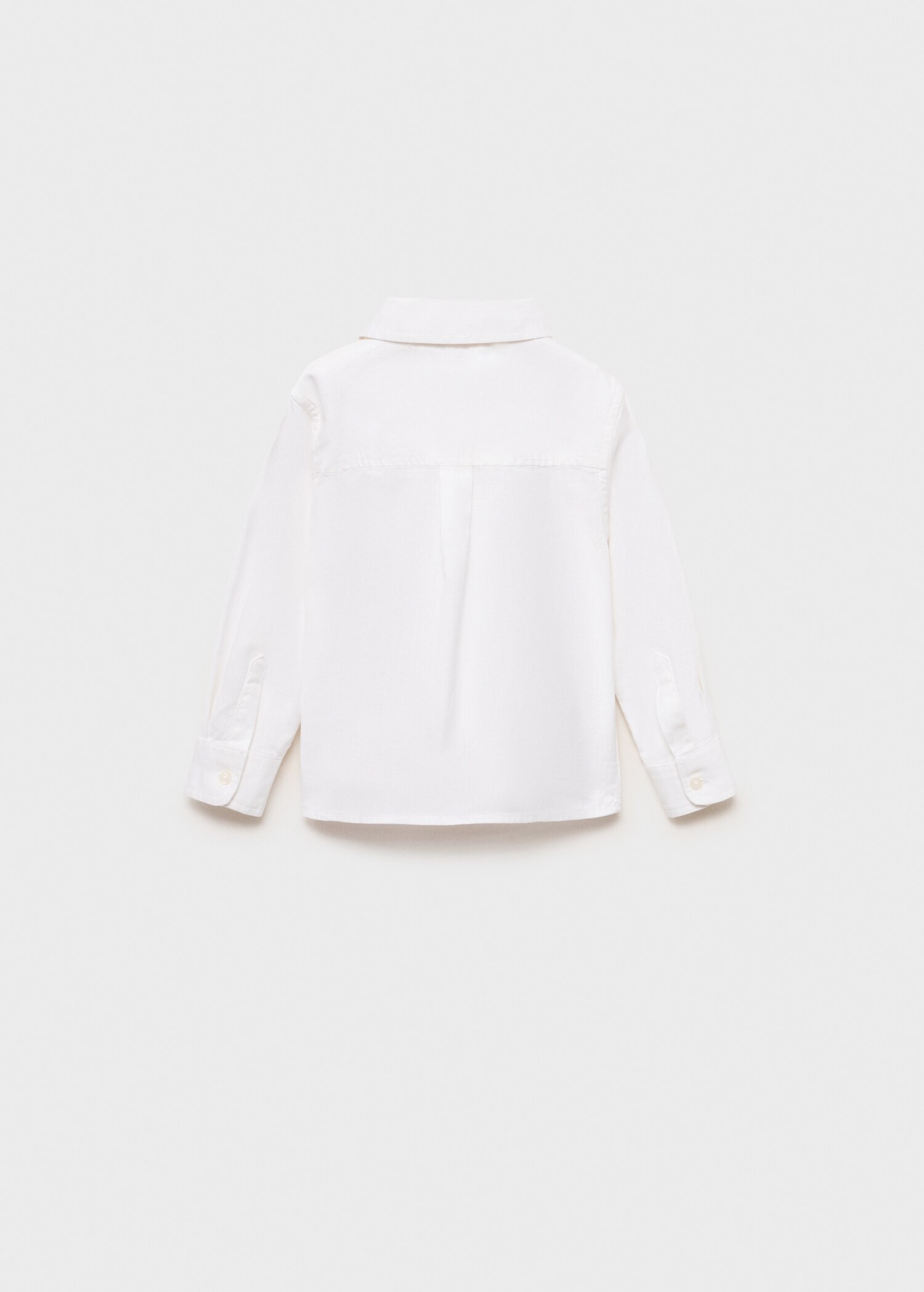 Πουκάμισο βαμβάκι και λινό - Πίσω όψη προϊόντος