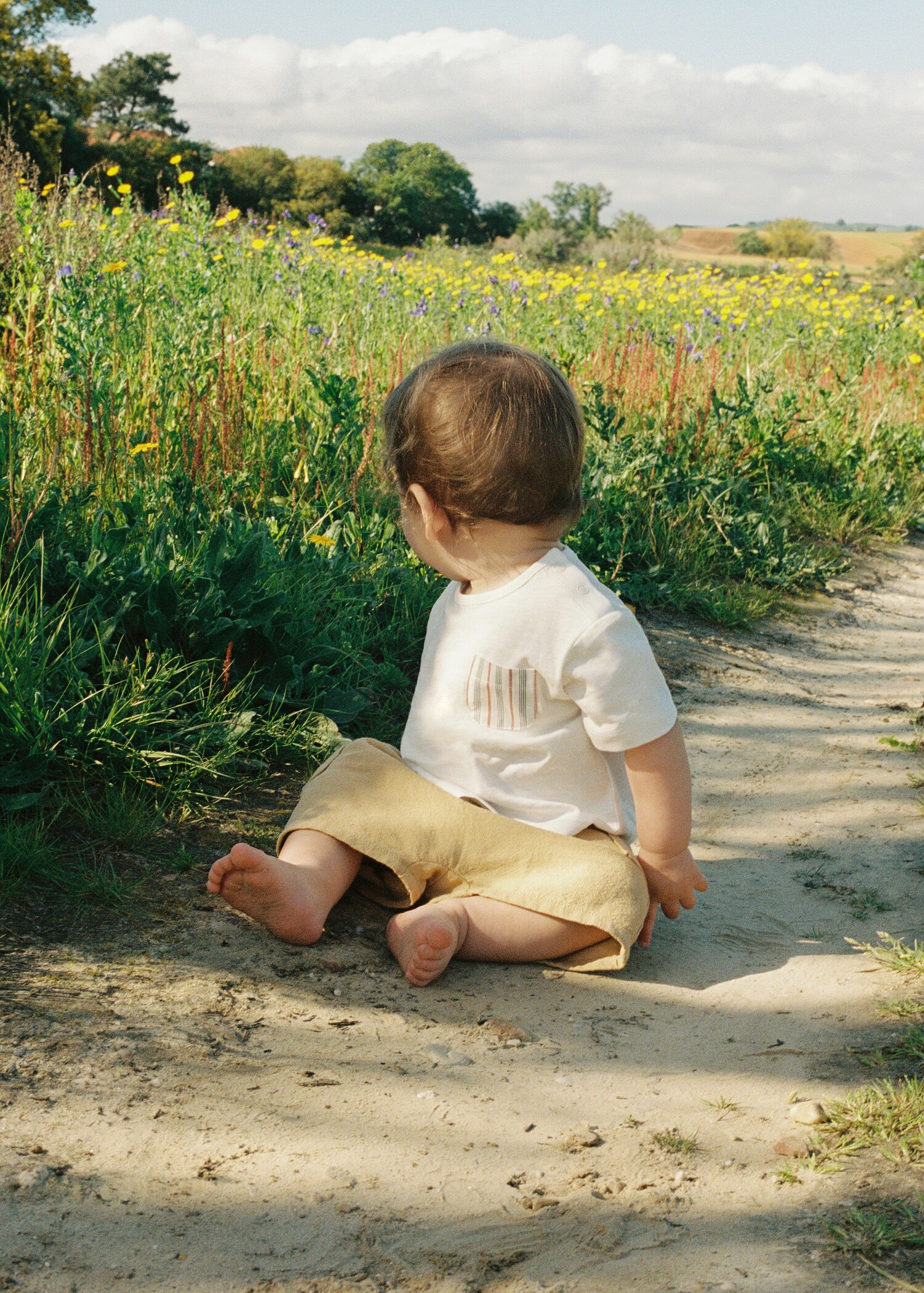 Cotton linen shorts - Details of the article 5