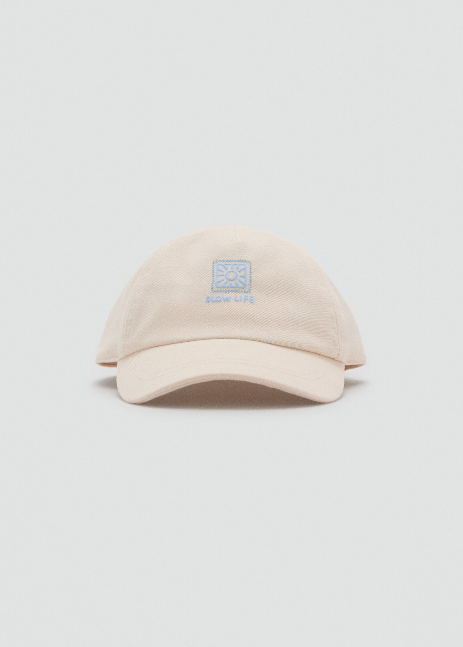 Embroidered detail cap - Medium plane